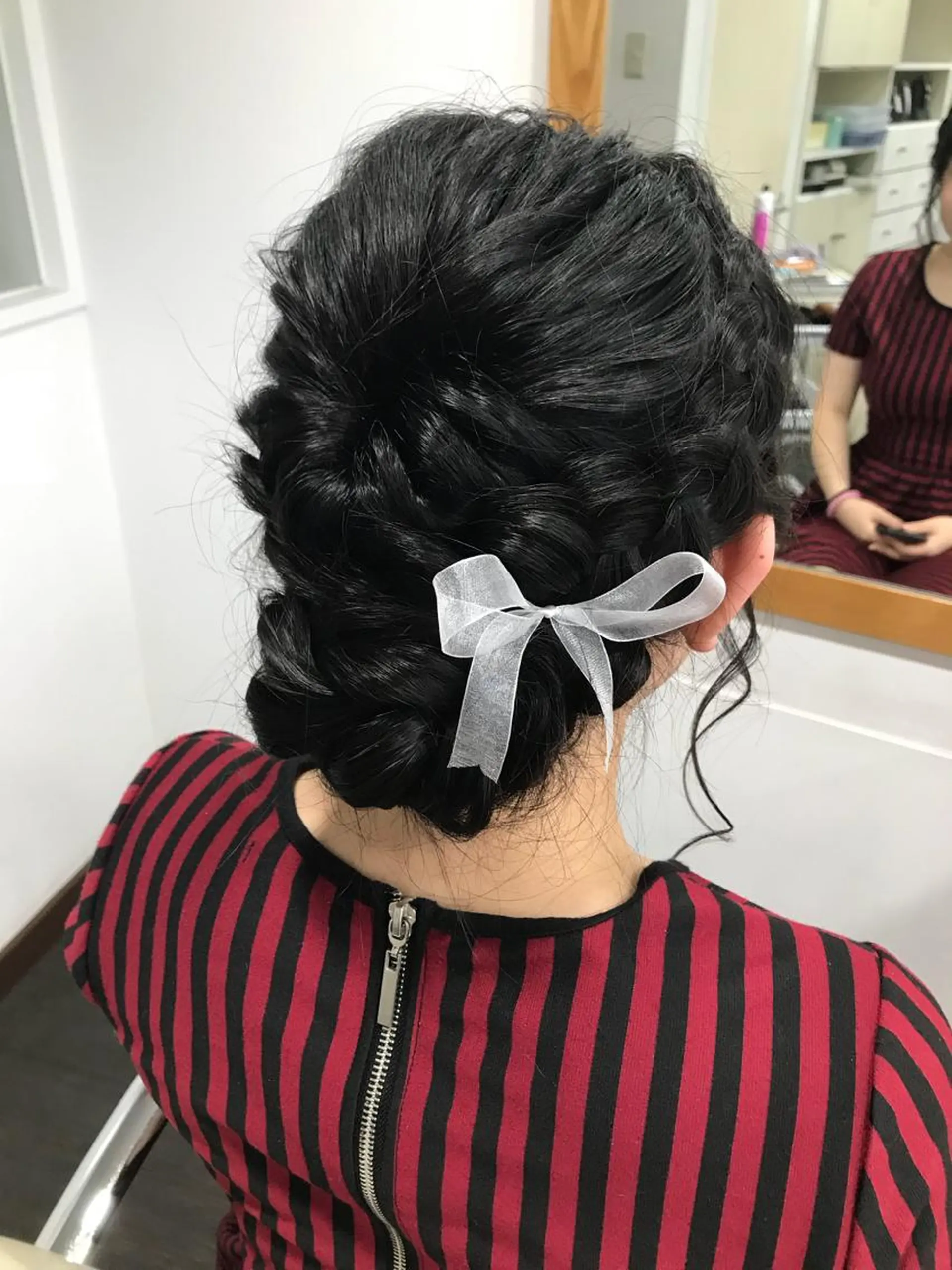 ヘアアレンジ ヘアセット☆ 髪質改善カラー☆まいのヘアスタイル