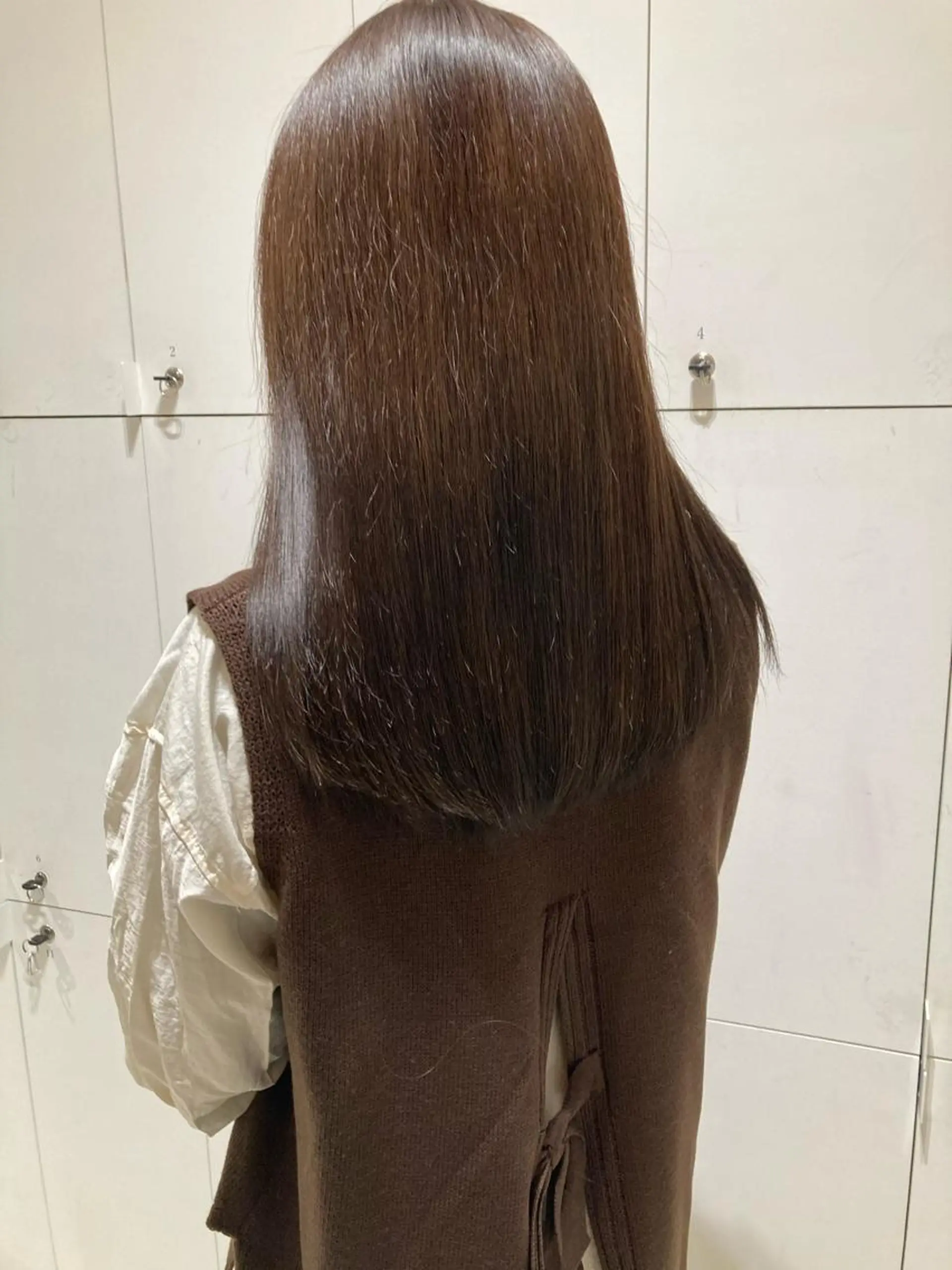ロング カラー アッシュ ベージュカラー 透明感カラー ヘアカラー オリーブカラー🫧 nanohaのヘアスタイル