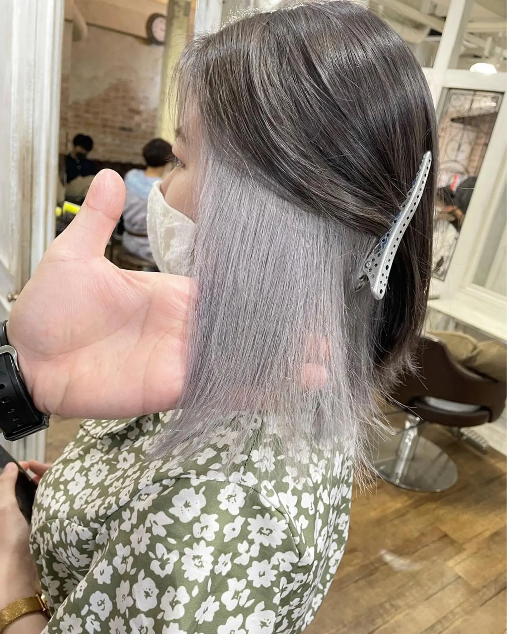 ショート カラー ヘアカラー 遠藤 拓馬のヘアスタイル