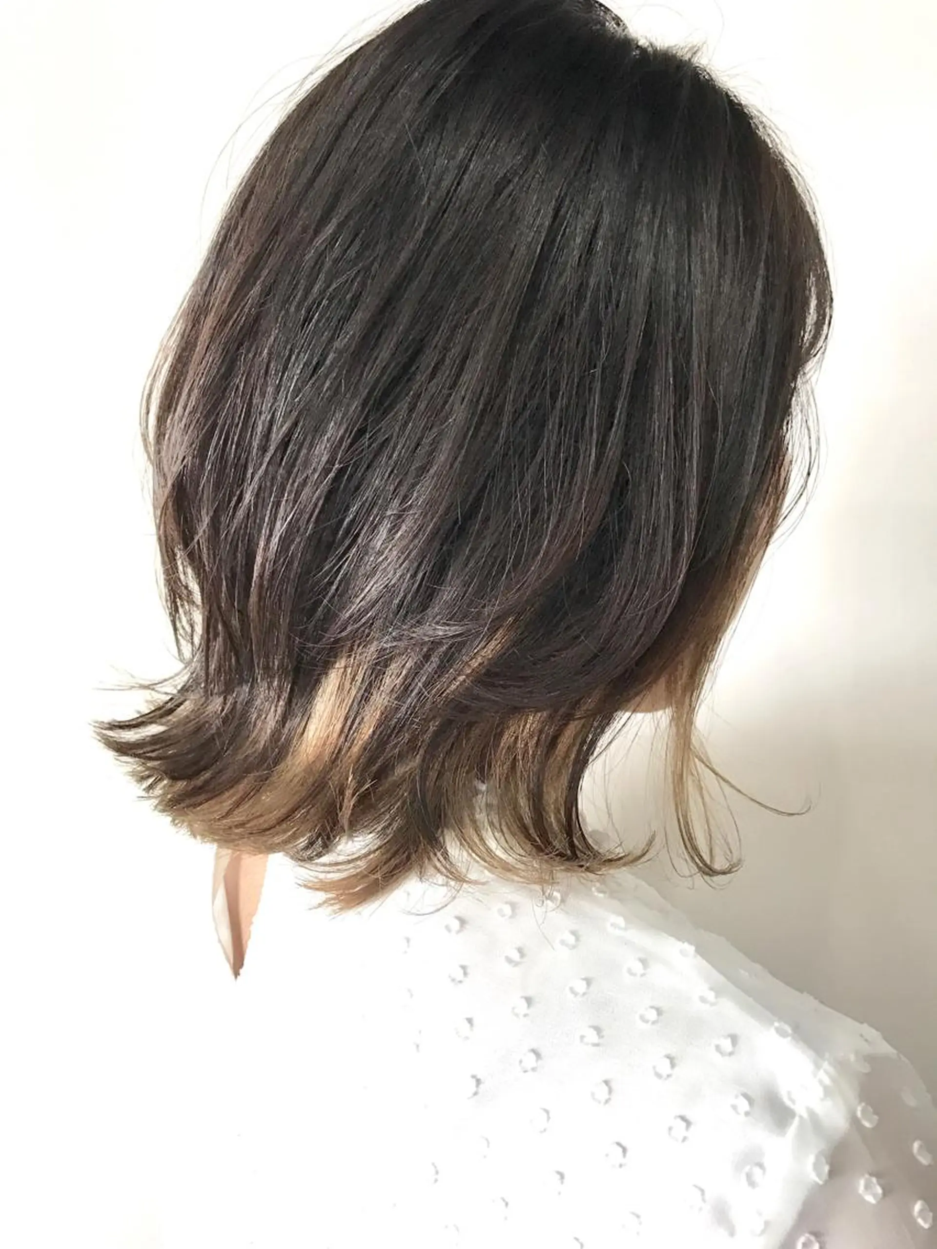 ミディアム ボブレイヤー ボブ レイヤーカット 外ハネヘア トリートメント 女性専用サロン 【中崎町】ゆきみのヘアスタイル