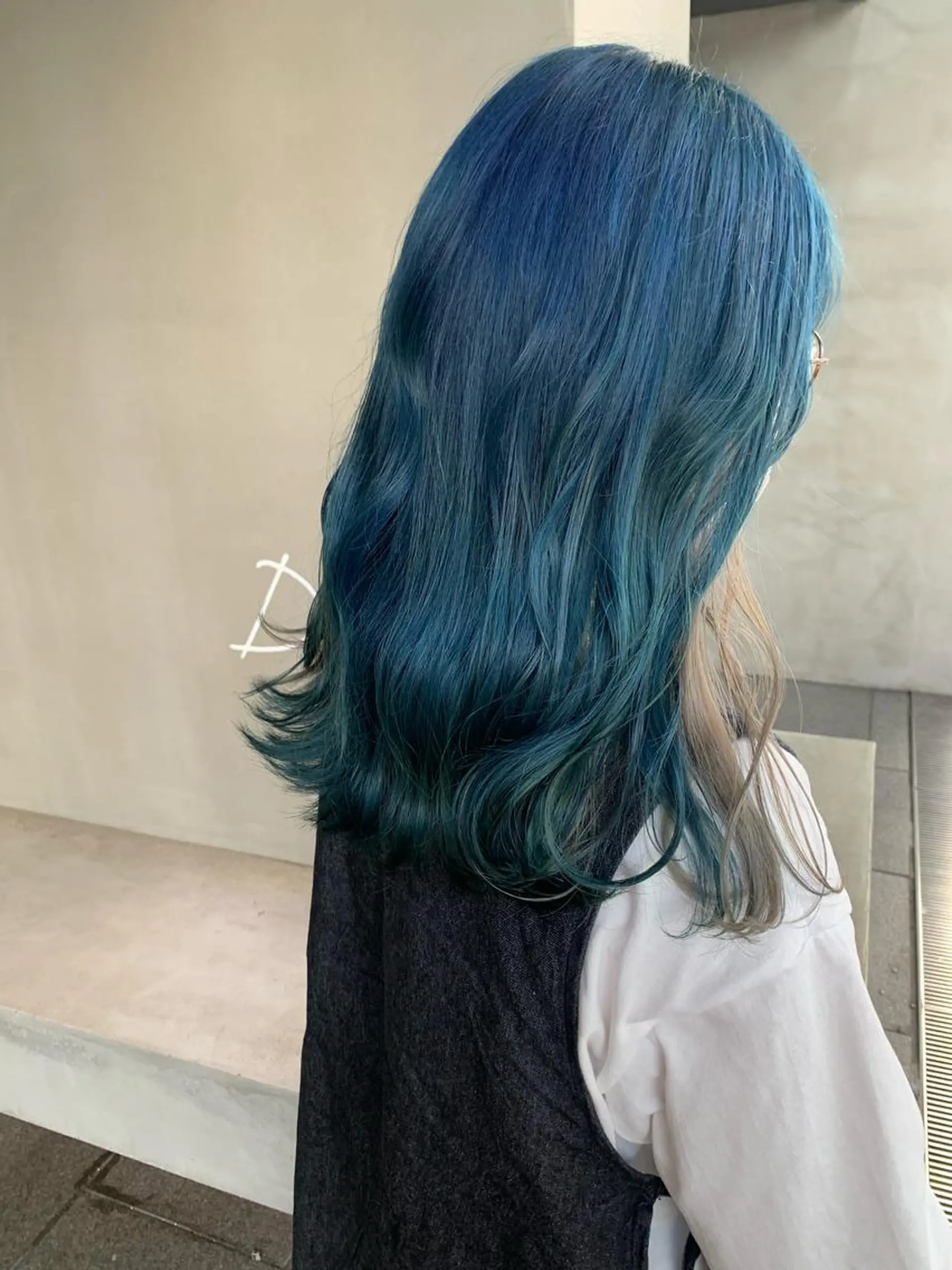 ミディアム カラー ヘアカラー ブリーチ/アレンジ 天満/chihiroのヘアスタイル