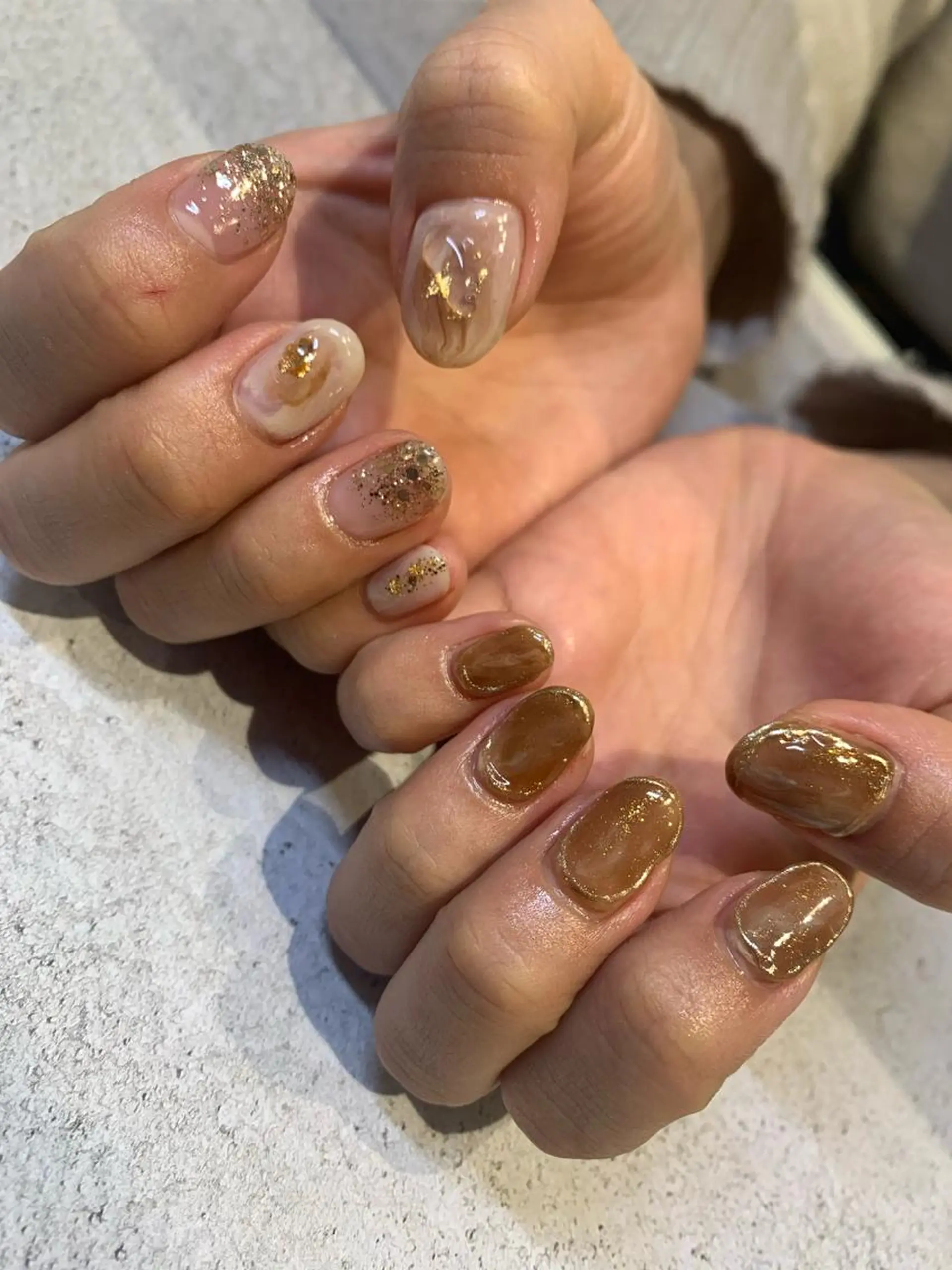 ネイル ニュアンスネイル nail＊ runa🌻のネイルデザイン