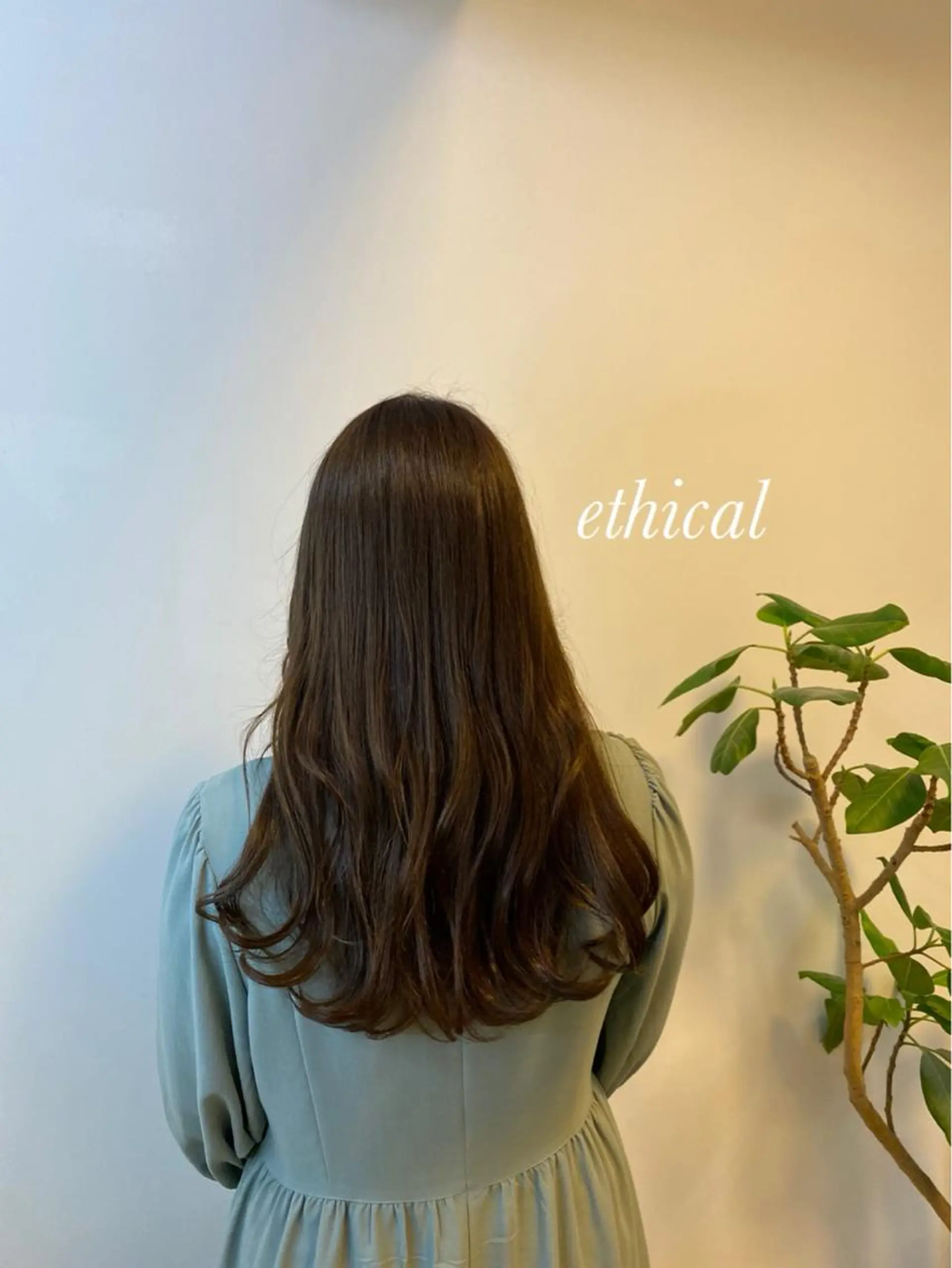 ロング カラー 【エシカル】 HOSOMIのヘアスタイル