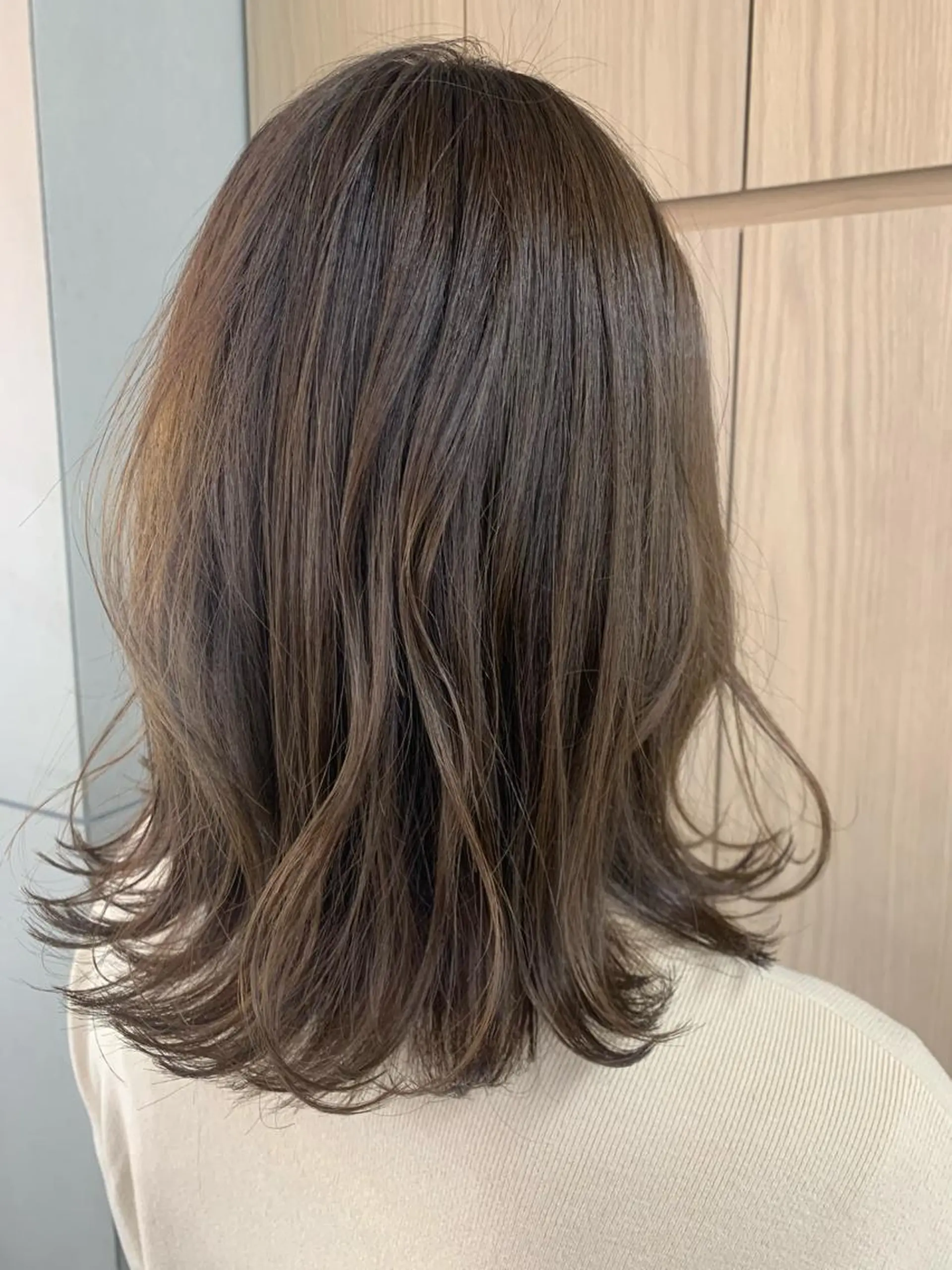 ミディアム カラー Silk-lei【銀座店】所属・銀座/美髪縮毛矯正 /髪質改善/山本翔華のヘアスタイル