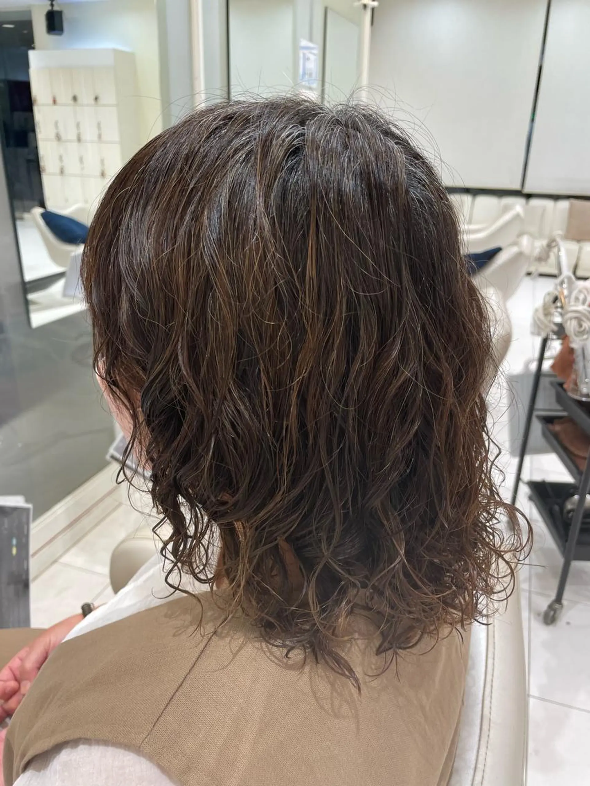 パーマ 松尾 空唯希のヘアスタイル