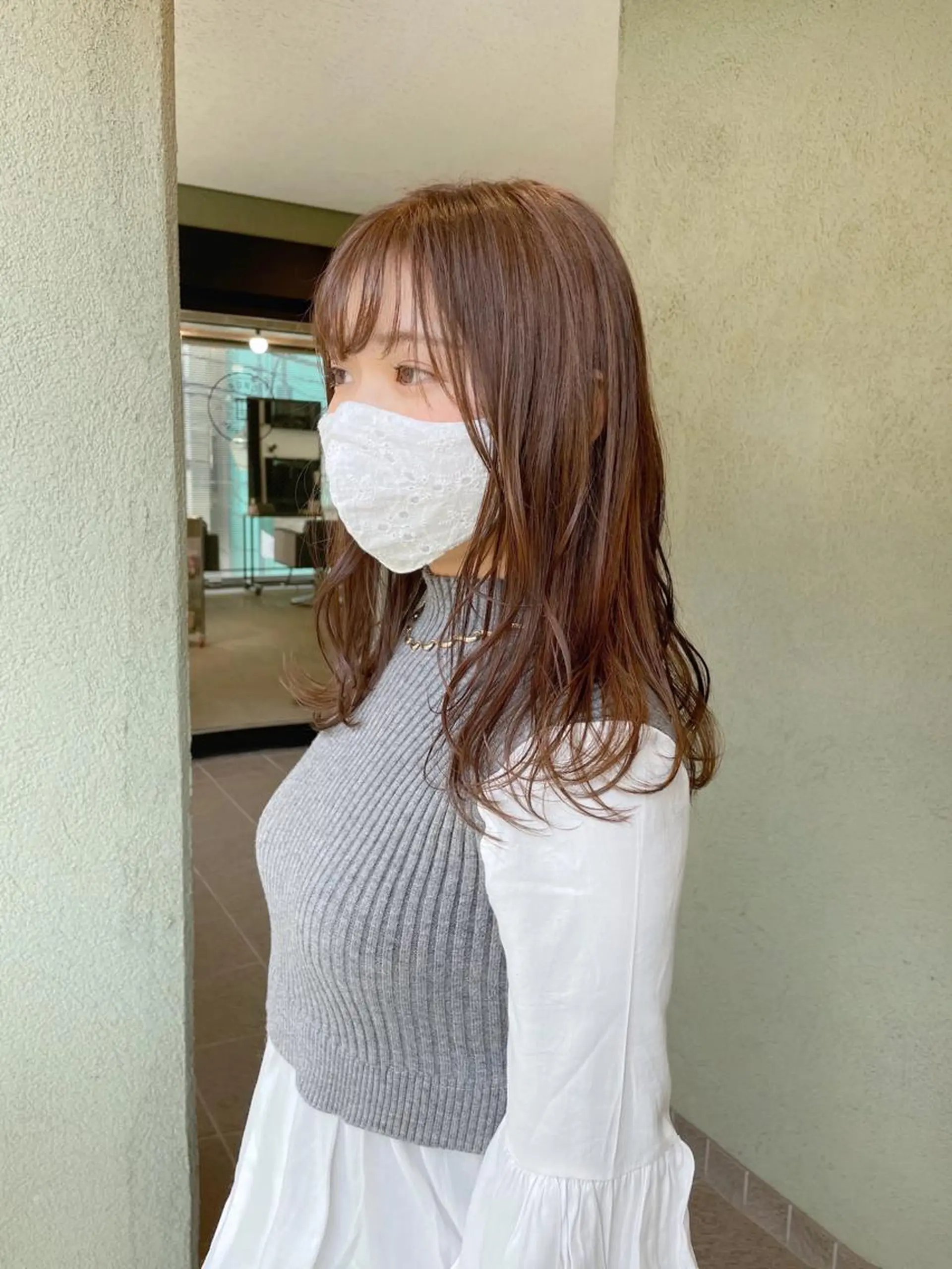 ミディアム カラー カット ヘアカラー トリートメント HIROKI ” stylistのヘアスタイル