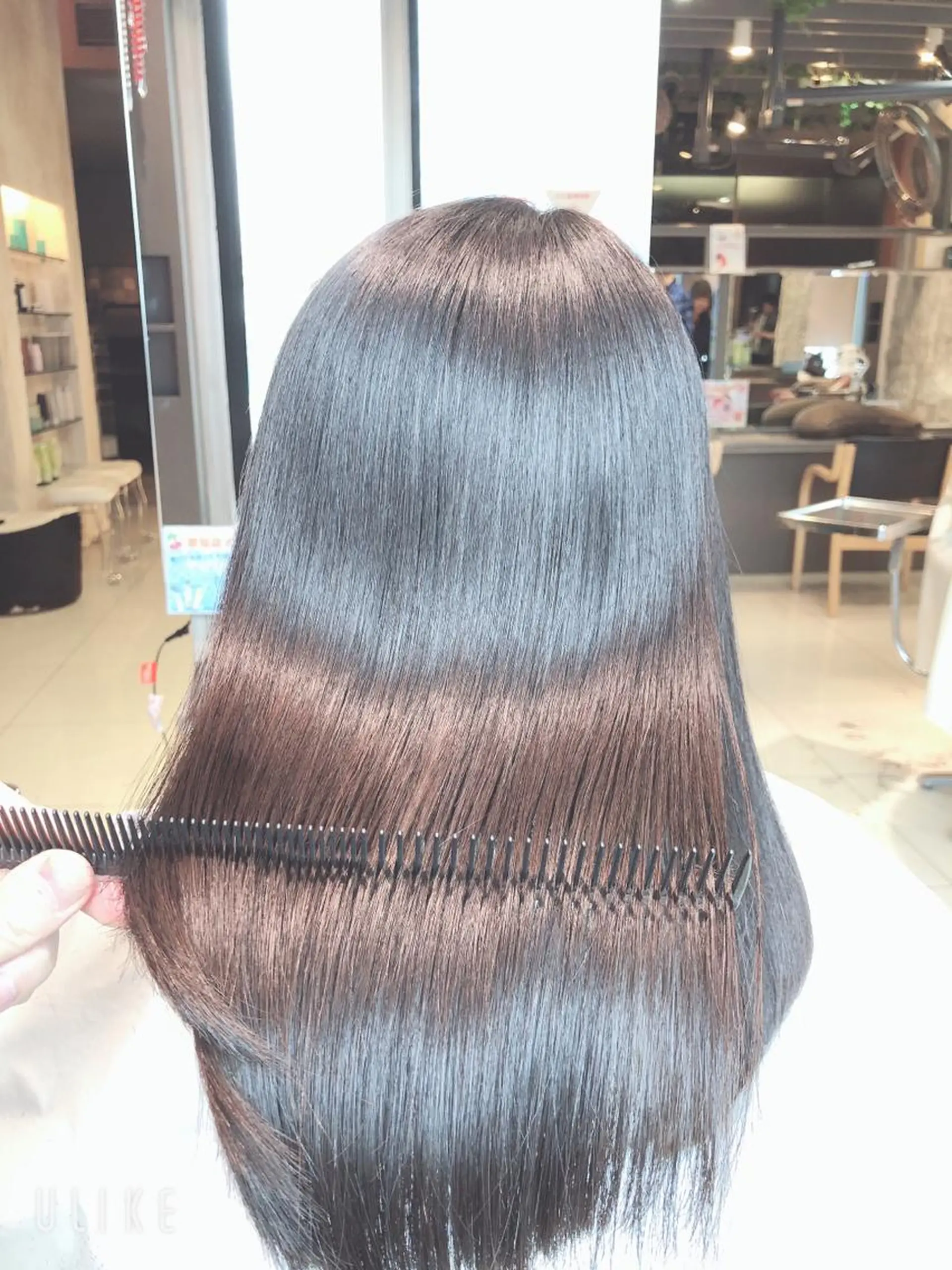 ミディアム パーマ 髪質改善 ヘアカラー トリートメント AI 高田馬場店のヘアスタイル