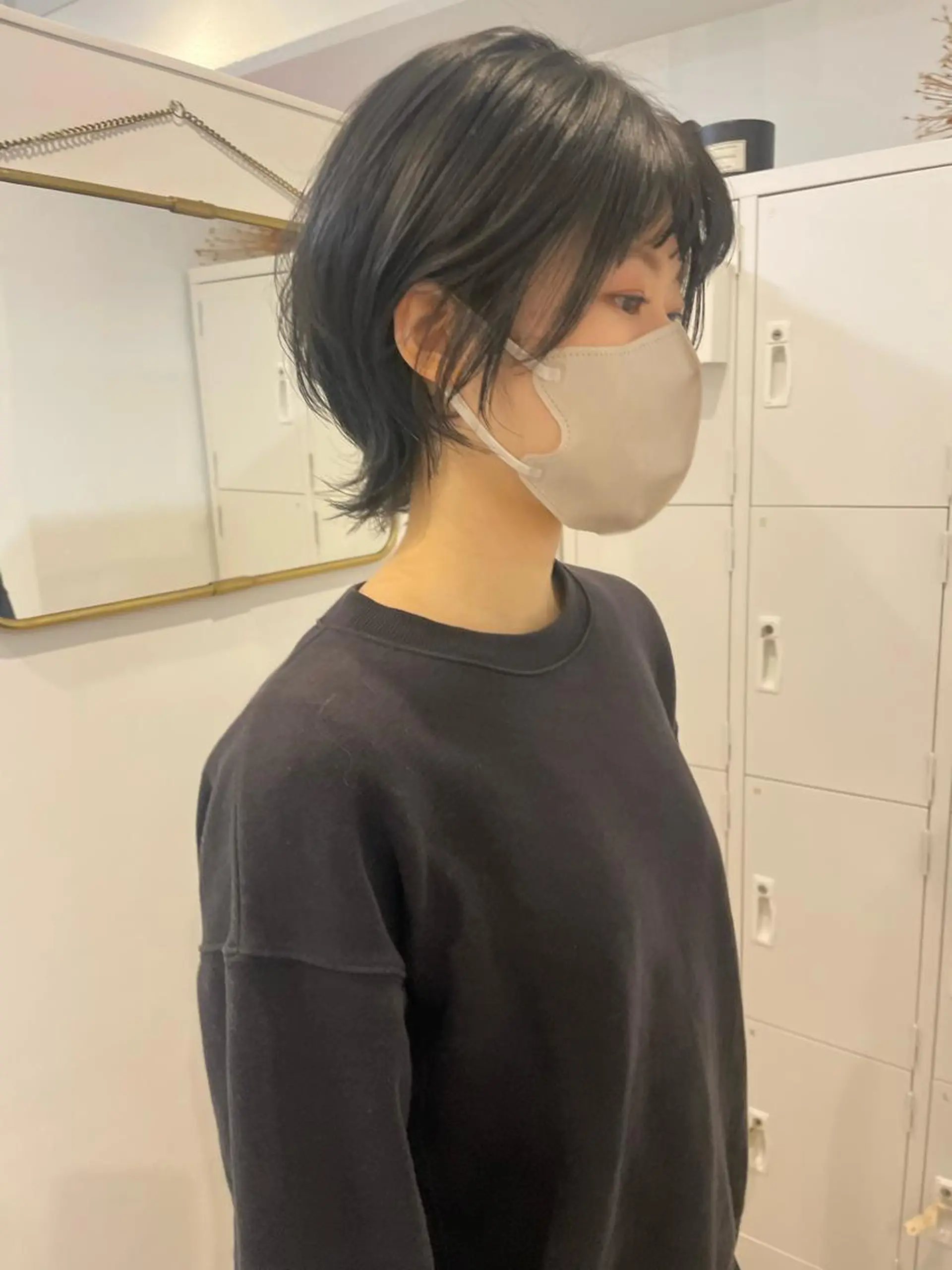 ショート ショートヘア ウルフカット カット ヘアカラー トリートメント 大迫 江梨のヘアスタイル