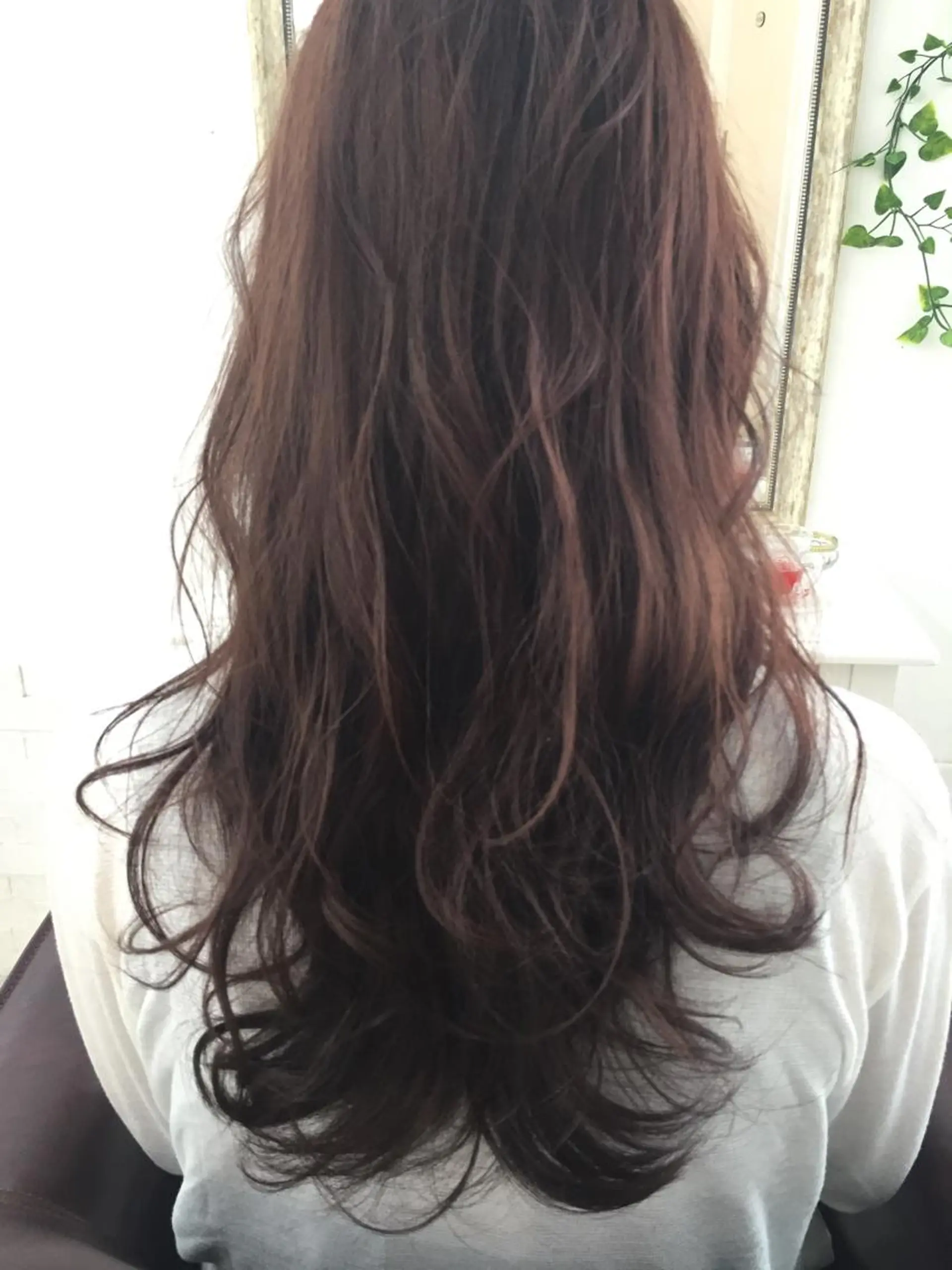 セミロング ロング カラー グレージュ ピンクカラー 【代表】田川 祐也のヘアスタイル