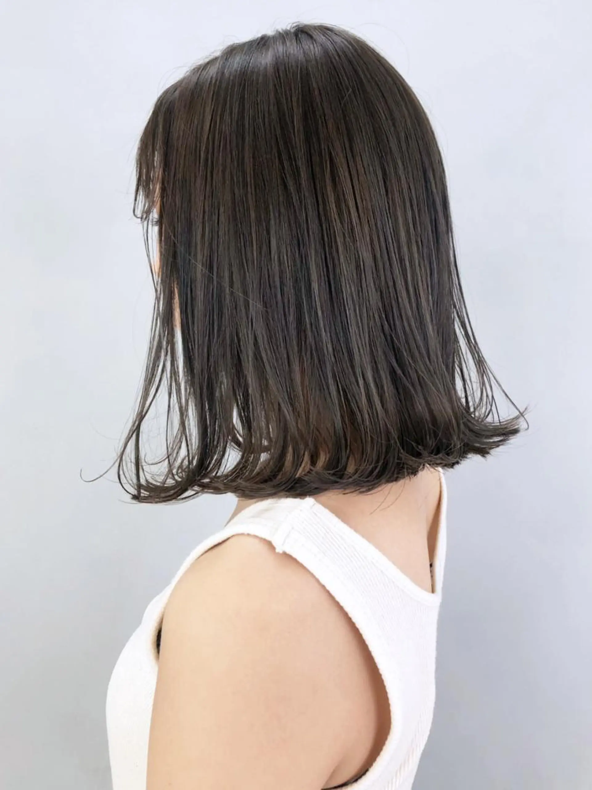 ミディアム カラー パーマ ヘアアレンジ ボブ 外ハネヘア ITbyALBUM 浦和店のヘアスタイル