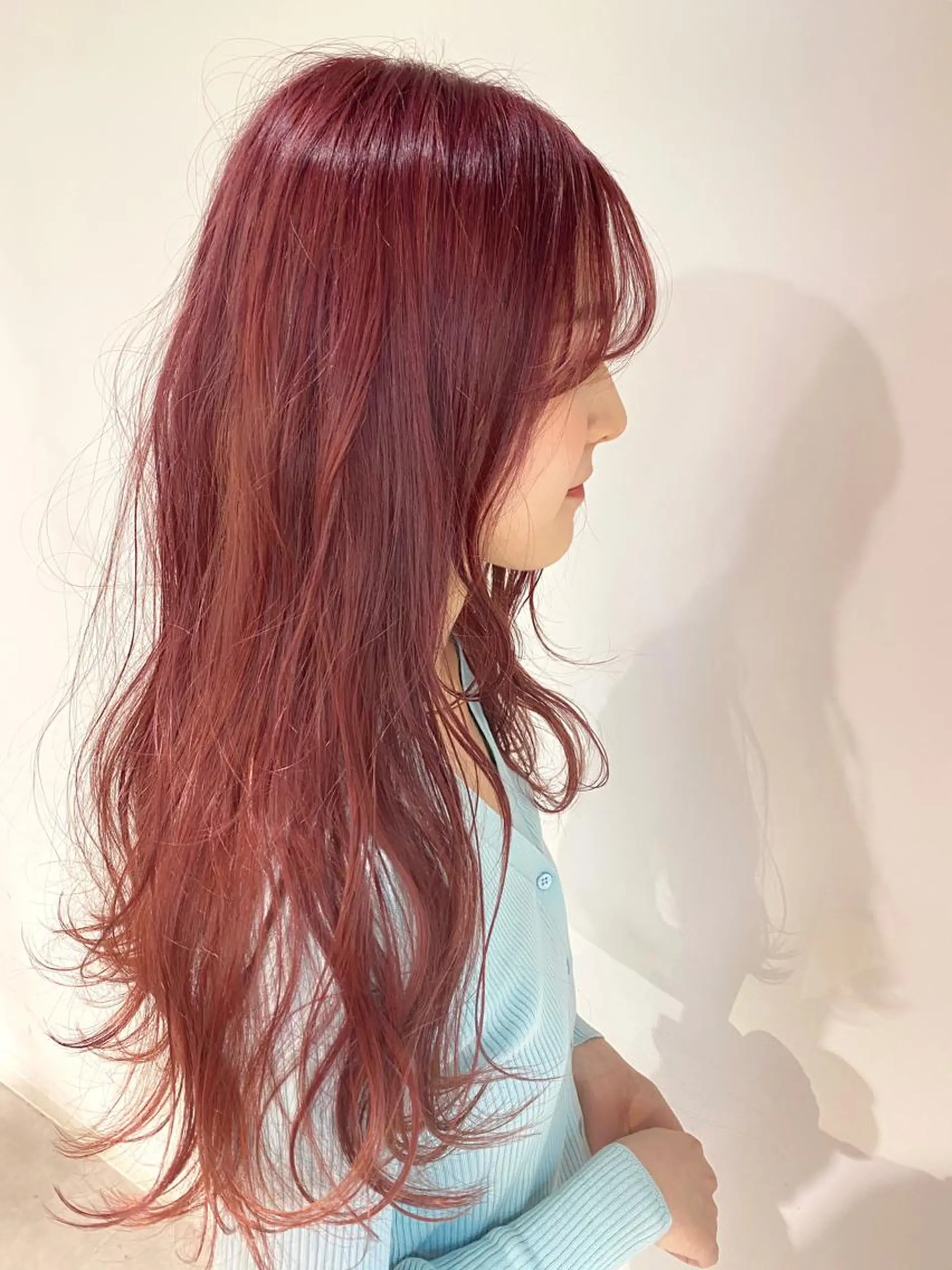 ロング カット ヘアカラー トリートメント AUBEHAIRpeony所属・山形酸性ストレート 古川✂︎のヘアスタイル