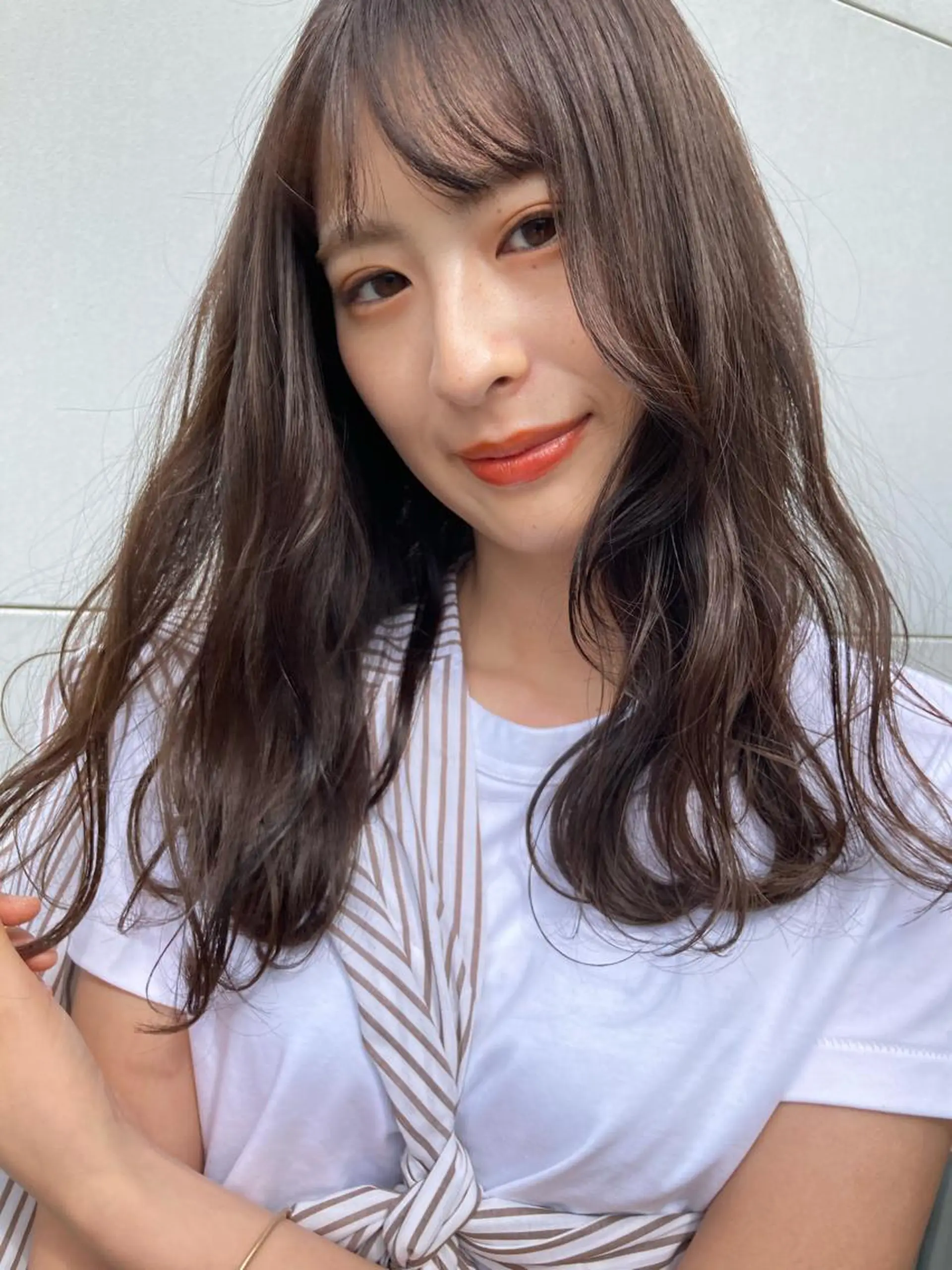 セミロング カラー 🌷小野田 睦🌷のヘアスタイル