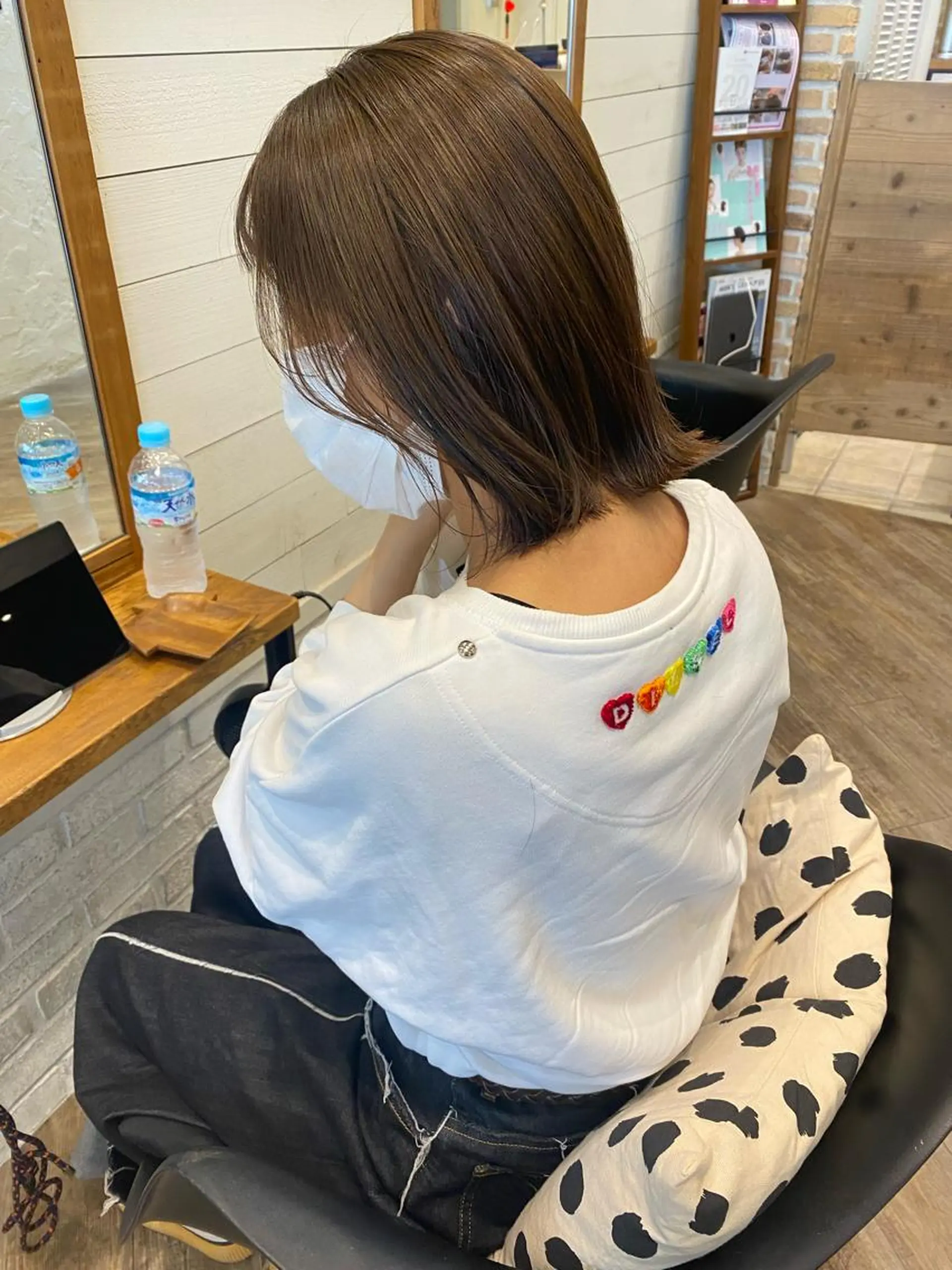 ミディアム カラー ベージュカラー ボブ 🌟アレンジが似合う カラー🌟Rumiのヘアスタイル