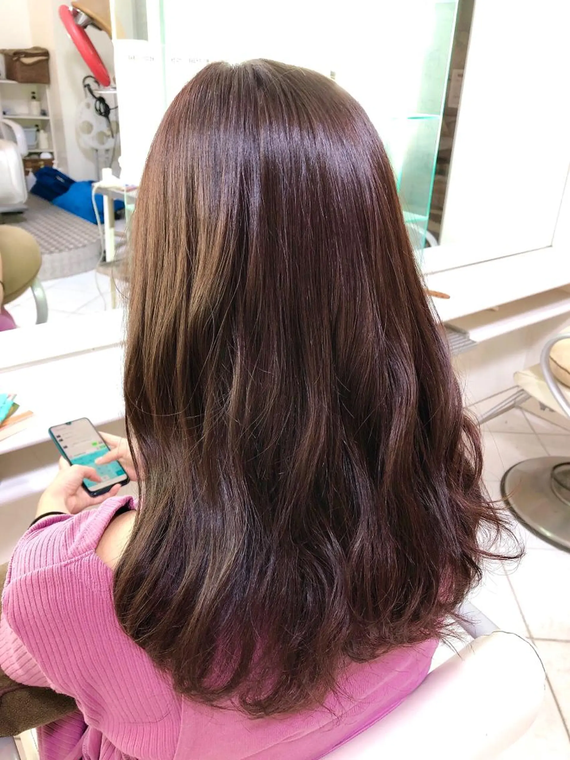 カラー カット トリートメント 保住 亮太のヘアスタイル