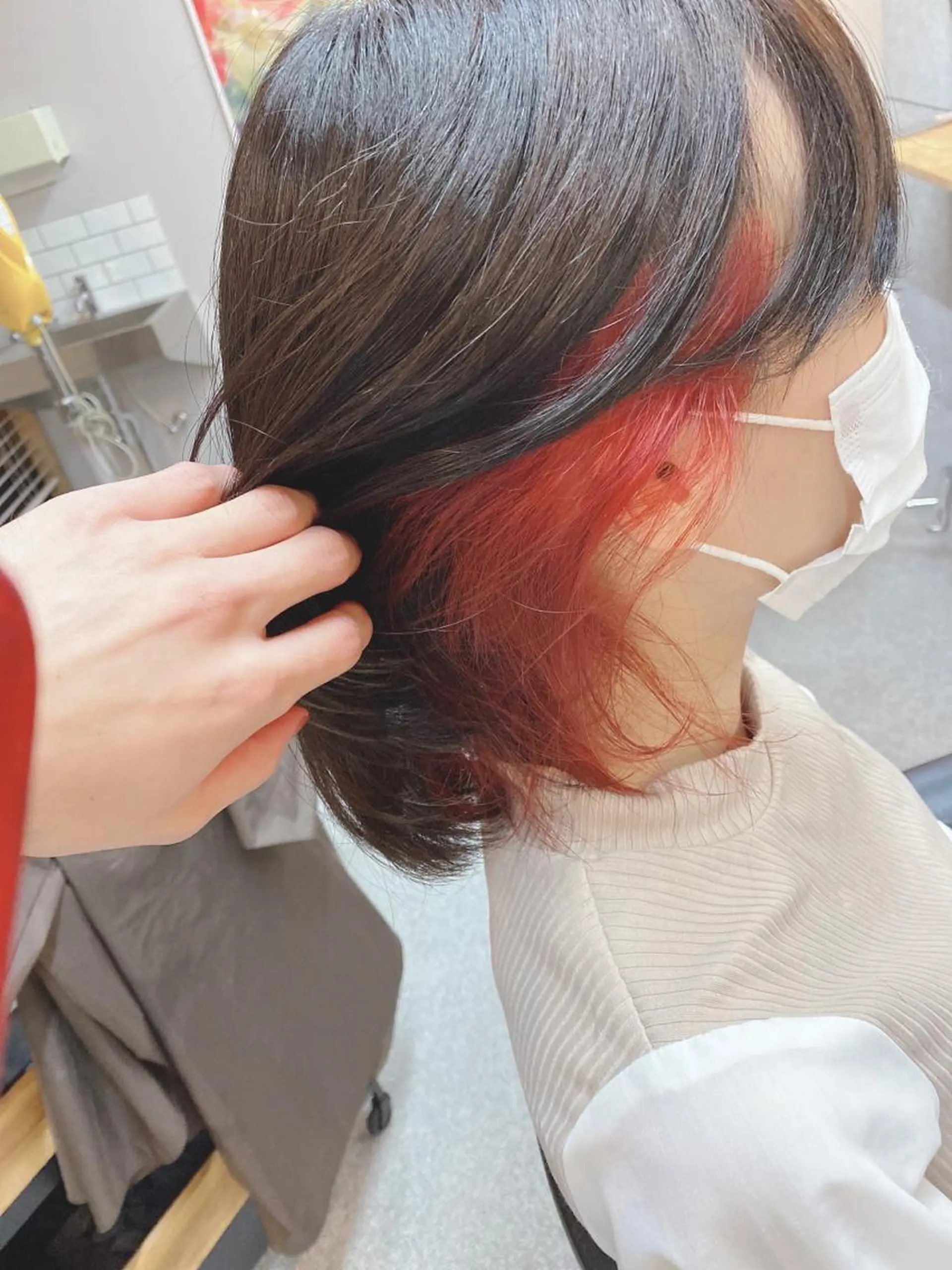 ミディアム 金子 智哉のヘアスタイル