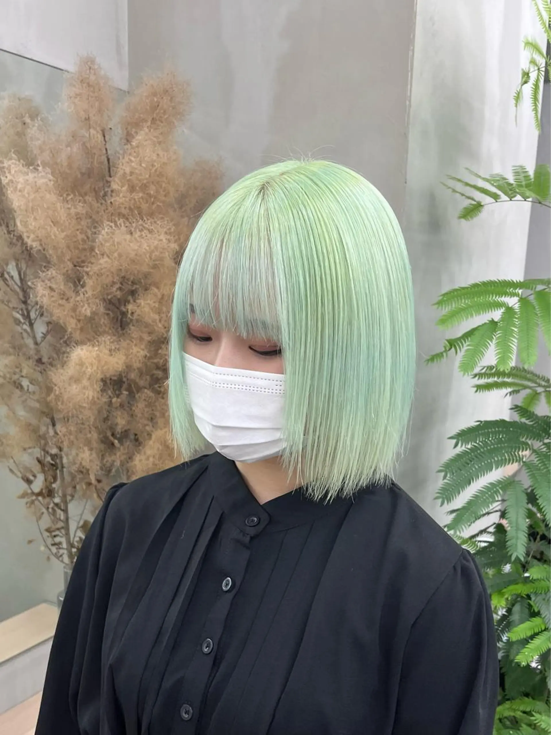 ミディアム カラー カット ヘアカラー トリートメント ウルフ/レイヤー ⚡️ITSUKU⚡️のヘアスタイル