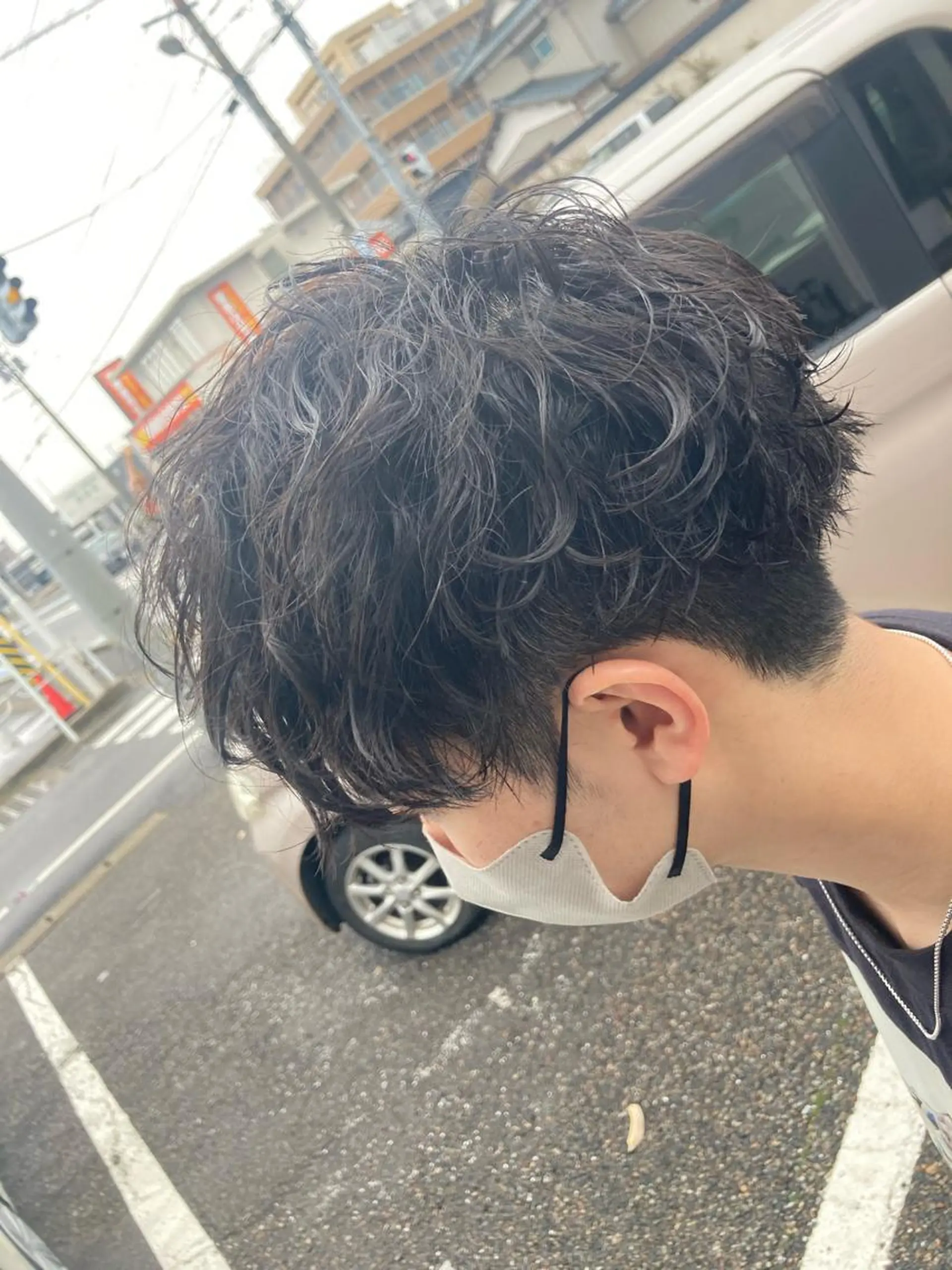 ミディアム パーマ メンズ 波巻きパーマ パーマが得意な【最高 悠斗】のヘアスタイル