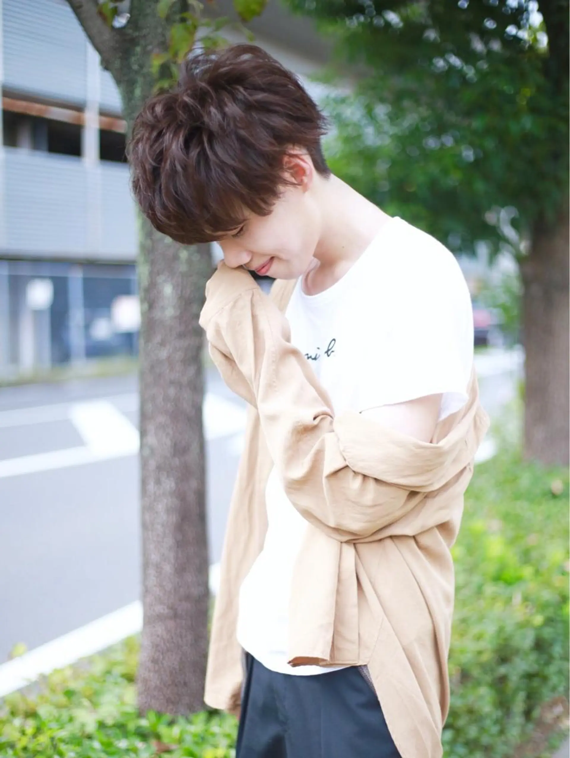 ショート カラー パーマ メンズ 髪質改善&Spa fee 南越谷店2号店所属・岩井 夏生のヘアスタイル