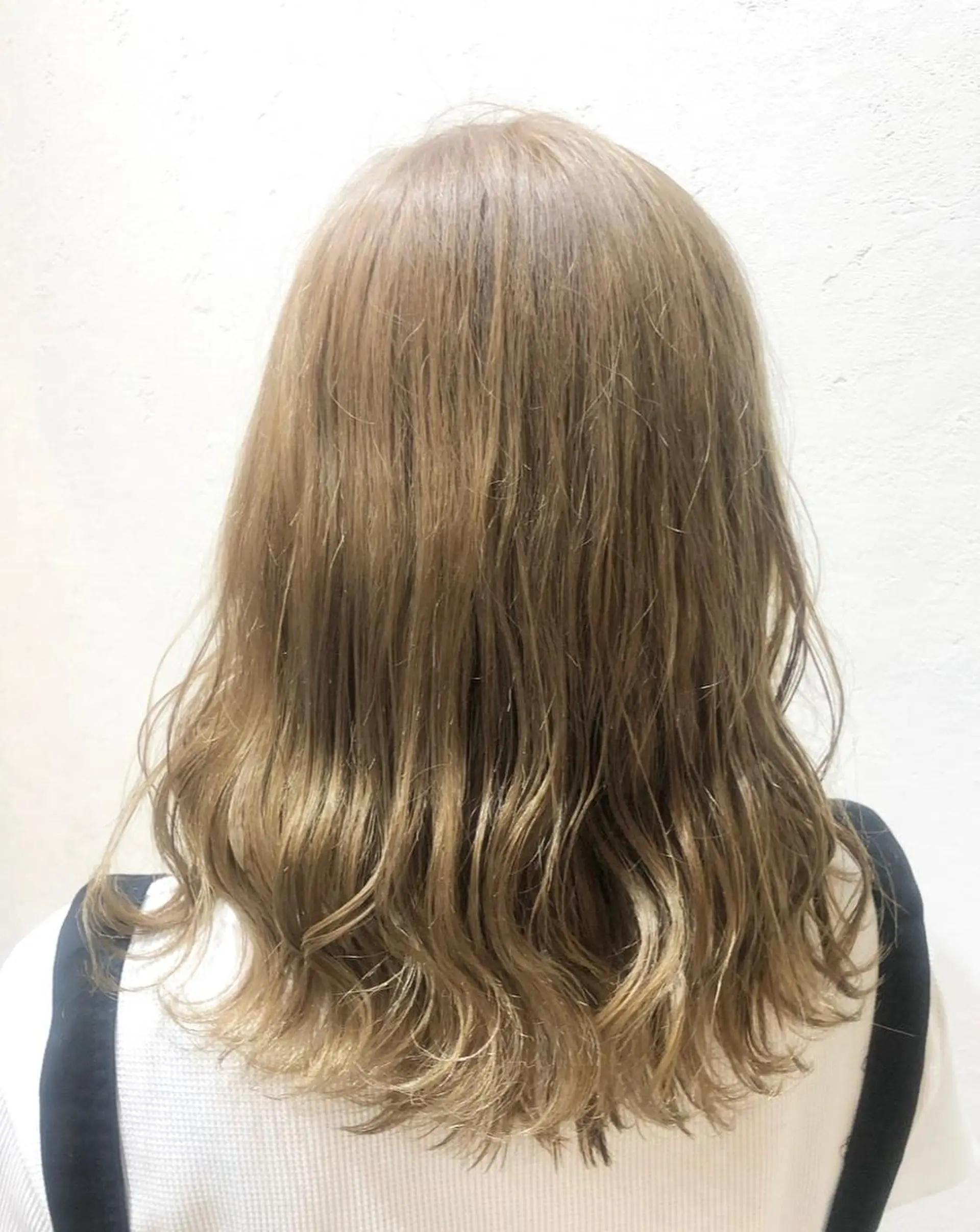 ミディアム カラー ヘアカラー トリートメント 齋藤 結愛のヘアスタイル