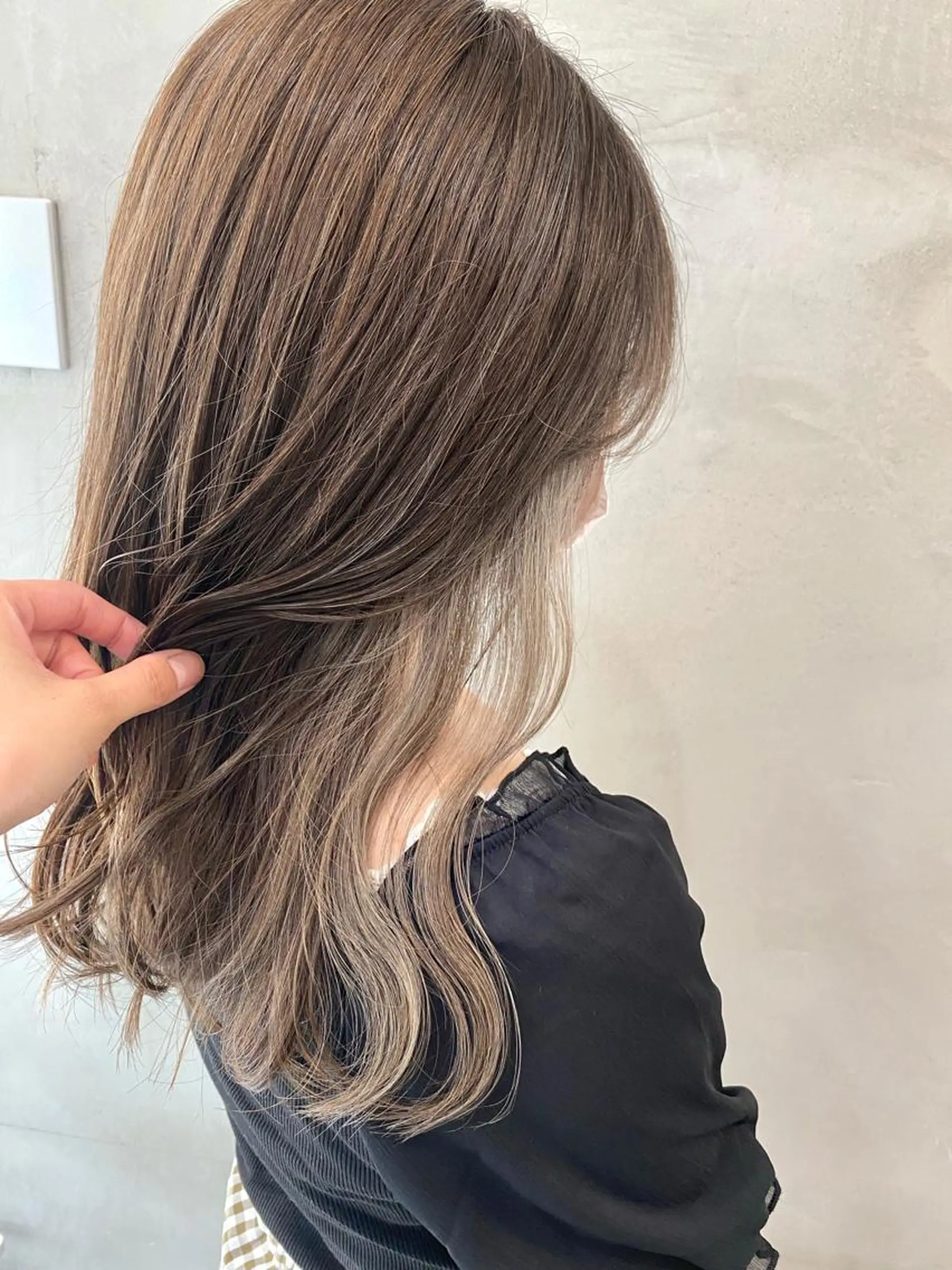 ロング カラー カット ヘアカラー トリートメント pesca 長町南店 OIKAWAのヘアスタイル