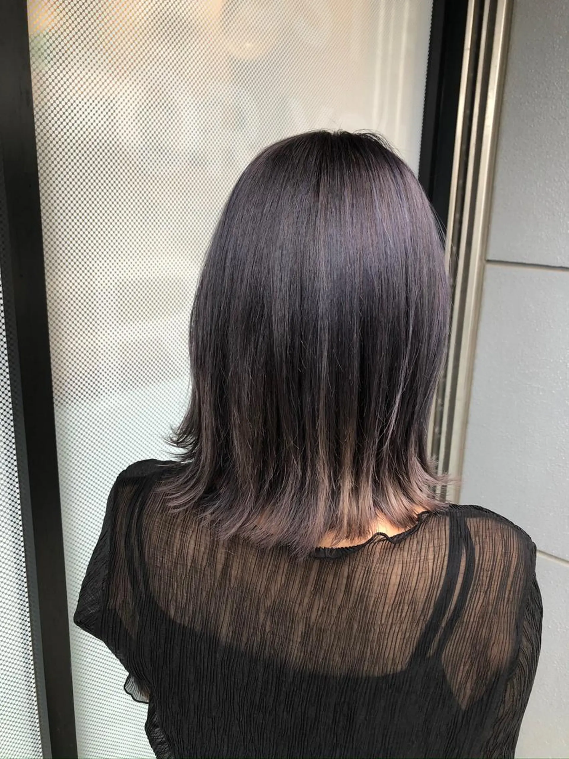 ミディアム カラー グラデーションカラー ハイライトカラー ハイライト Mood hair salon所属・髪質改善.縮毛矯正 ×韓国ヘアyukiのヘアスタイル