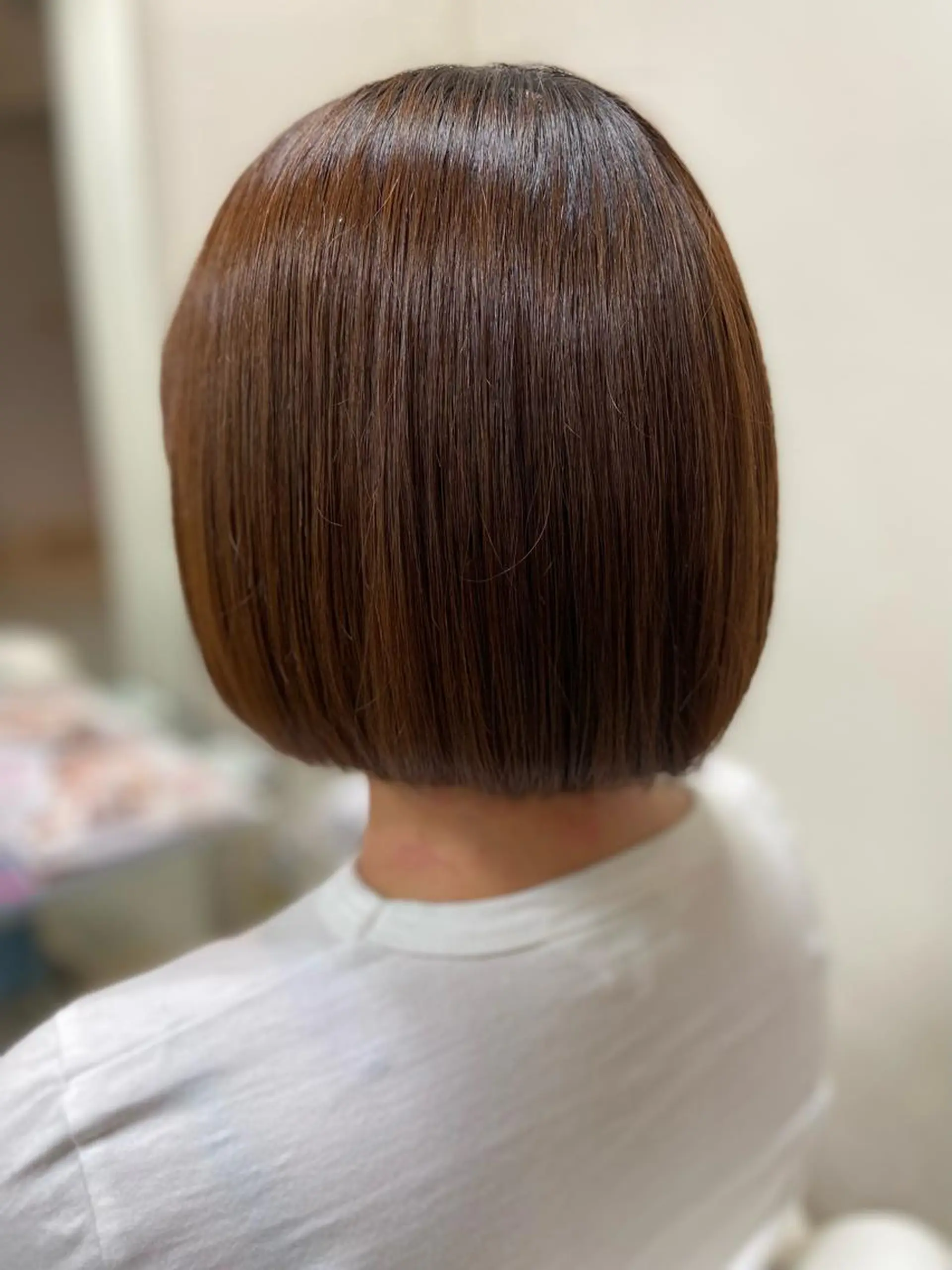 ショート ボブ 菊地 美憂のヘアスタイル