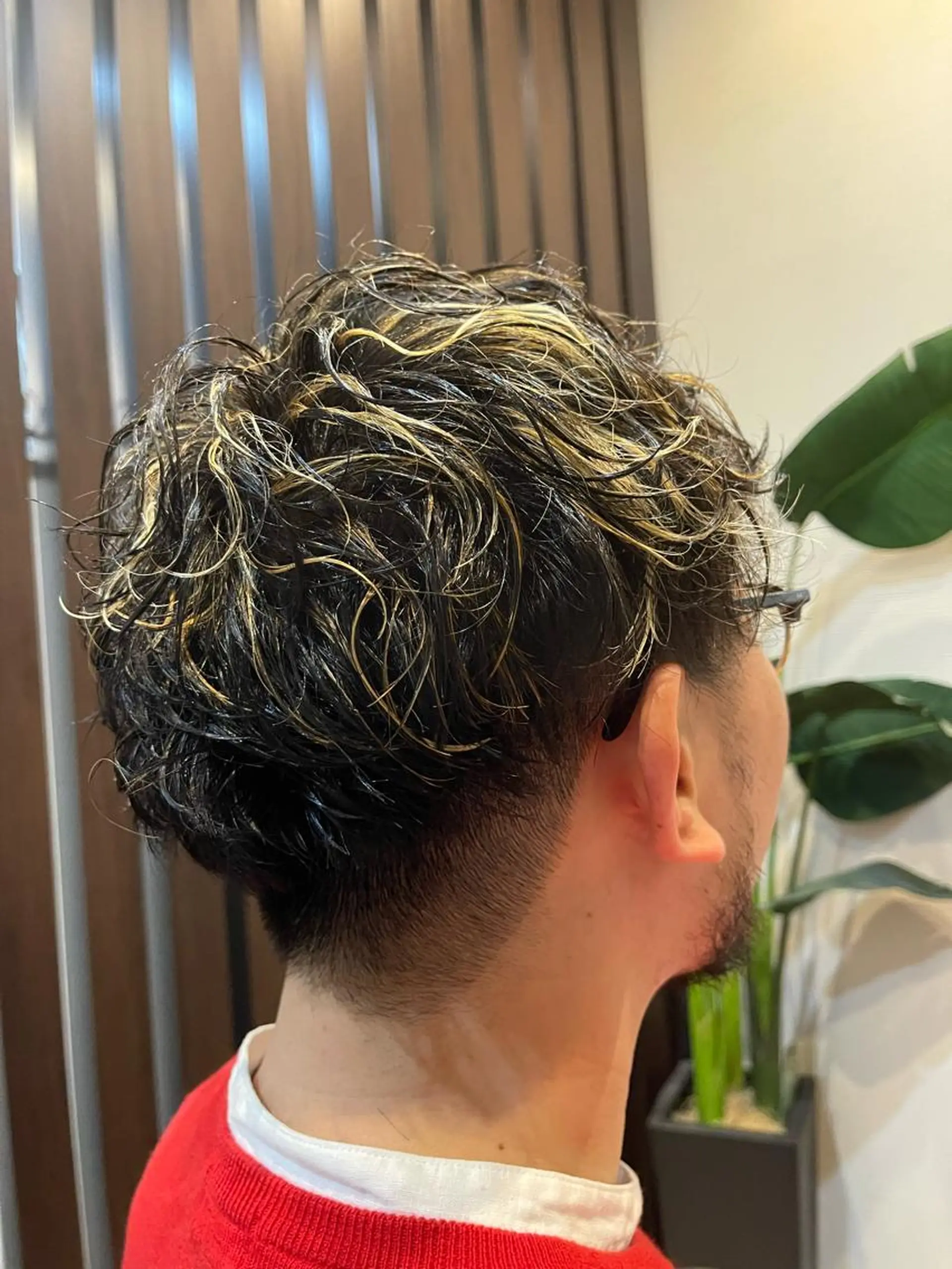 カラー パーマ 水野 雄介のヘアスタイル
