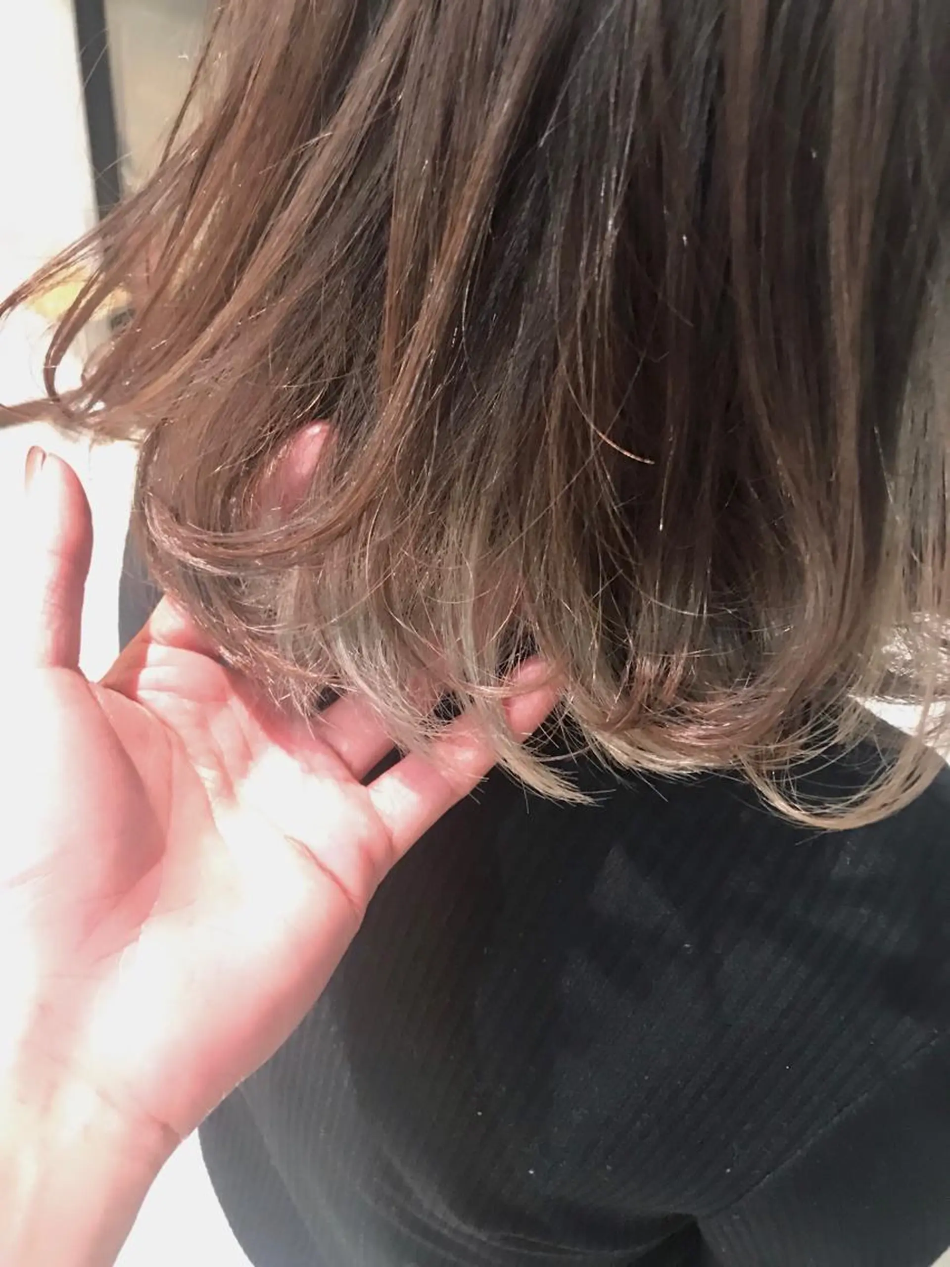 ミディアム カラー アッシュ ラベンダーカラー ラベンダーアッシュ シルバー ヘアカラー トリートメント 松村 崇弘のヘアスタイル