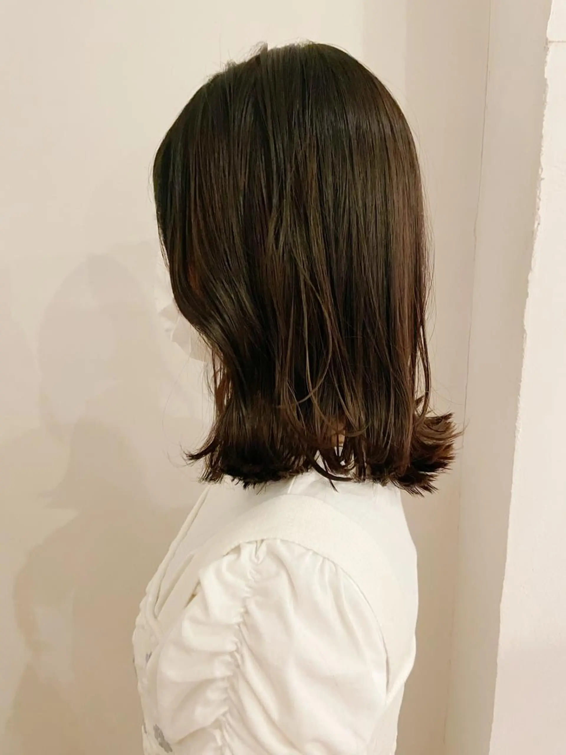 セミロング カラー gram岡崎南 KYOKOのヘアスタイル
