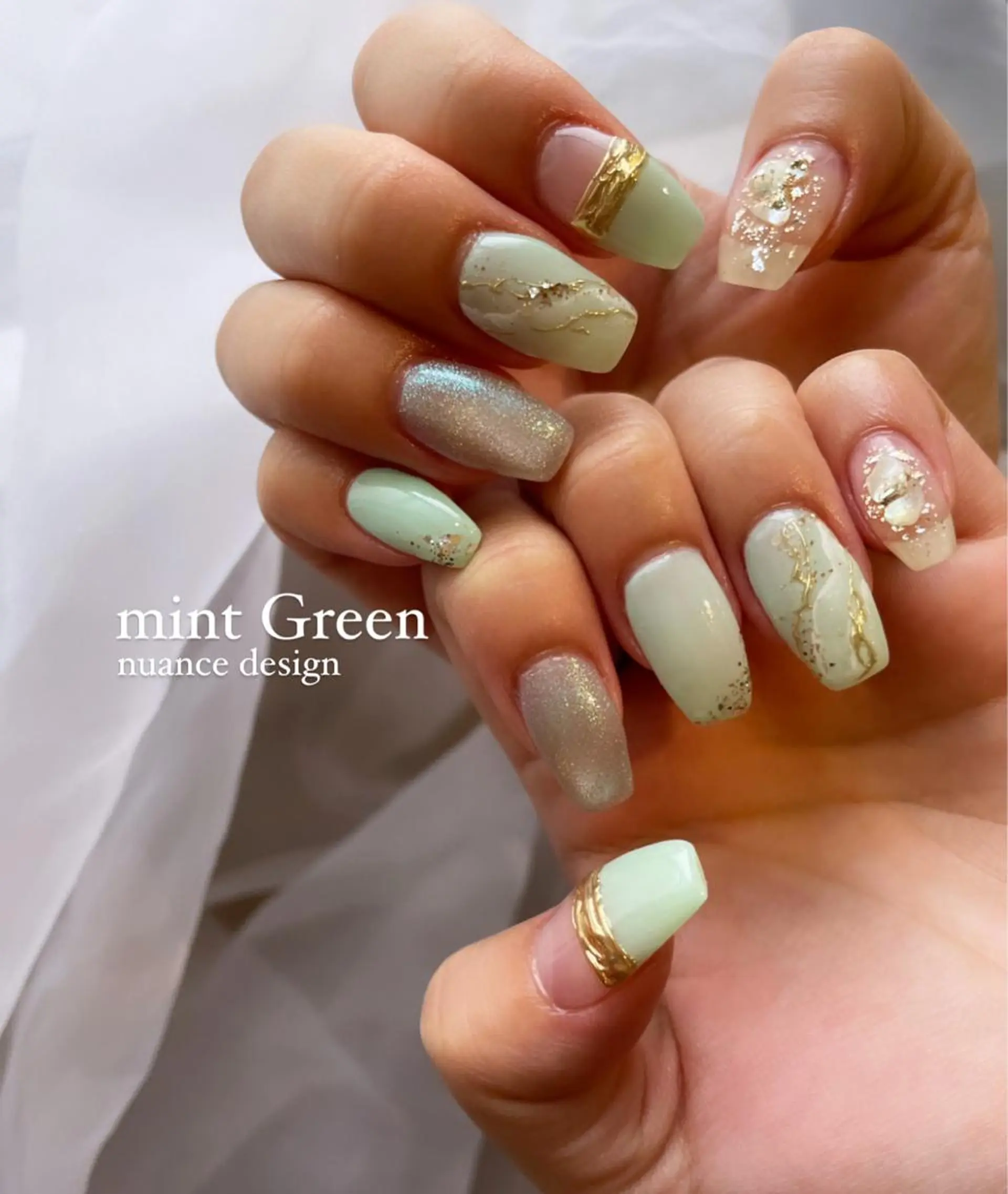 ロング ネイル nail salon neigeのネイルデザイン