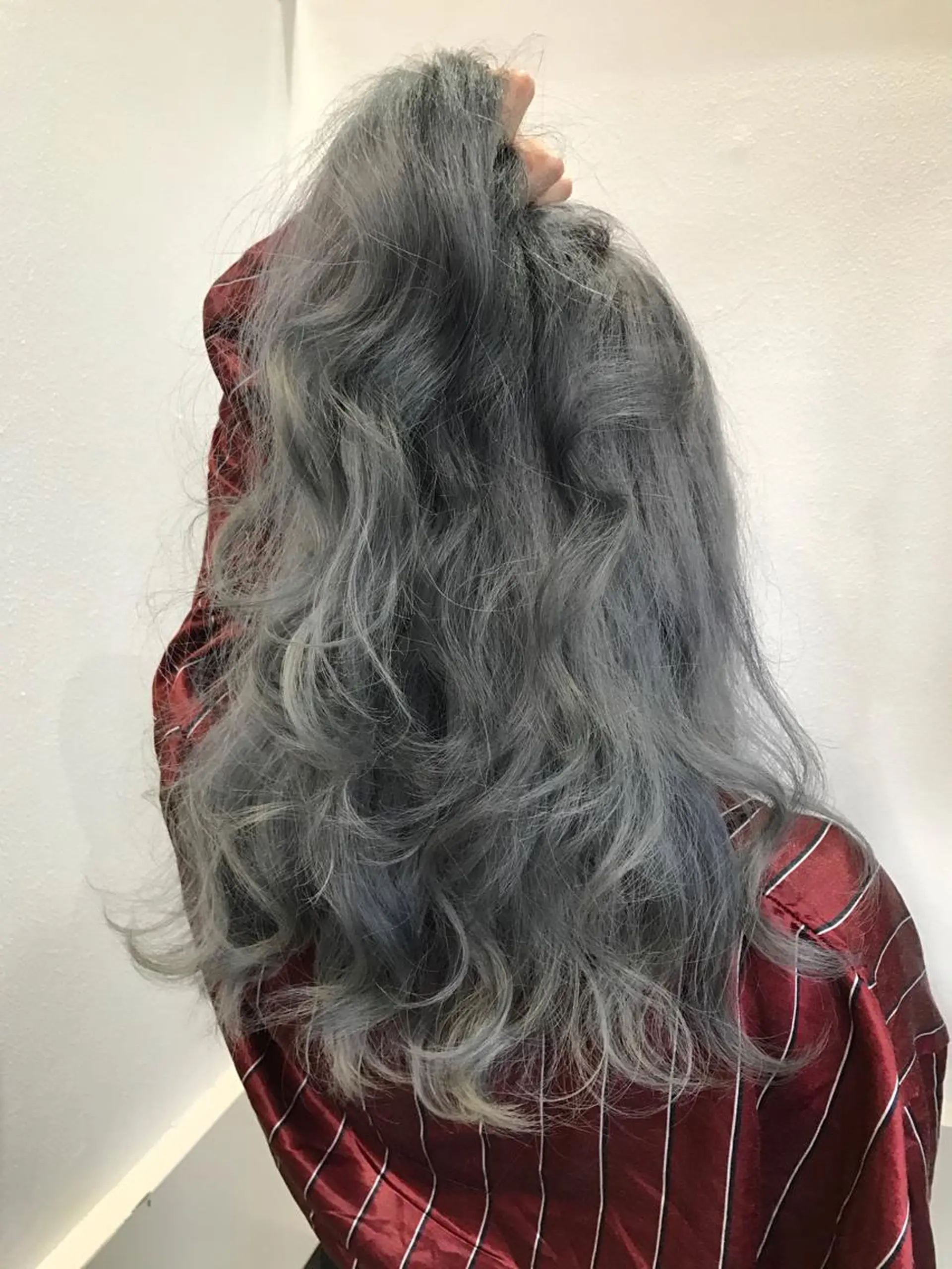 セミロング カラー ヘアアレンジ ブリーチ GiseL天神カラー 髪質改善/ブリーチのヘアスタイル