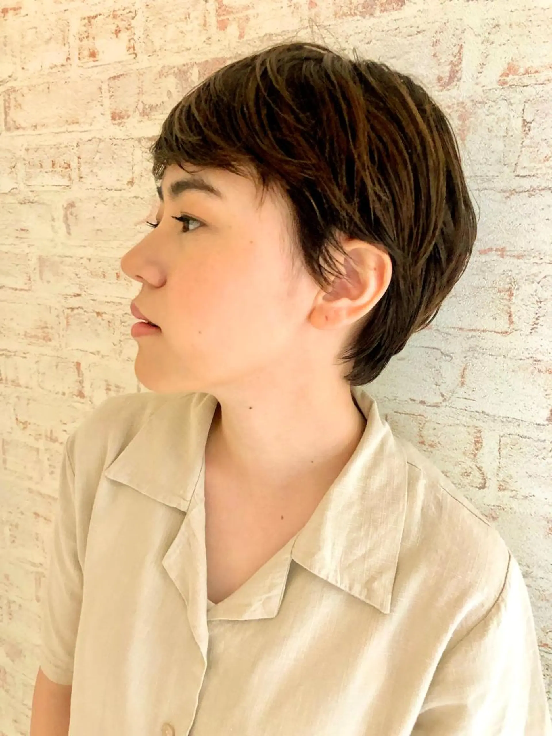ショート カラー パーマ HEADS  ex所属・HEADS ex市川 ママ美容師ARISAのヘアスタイル