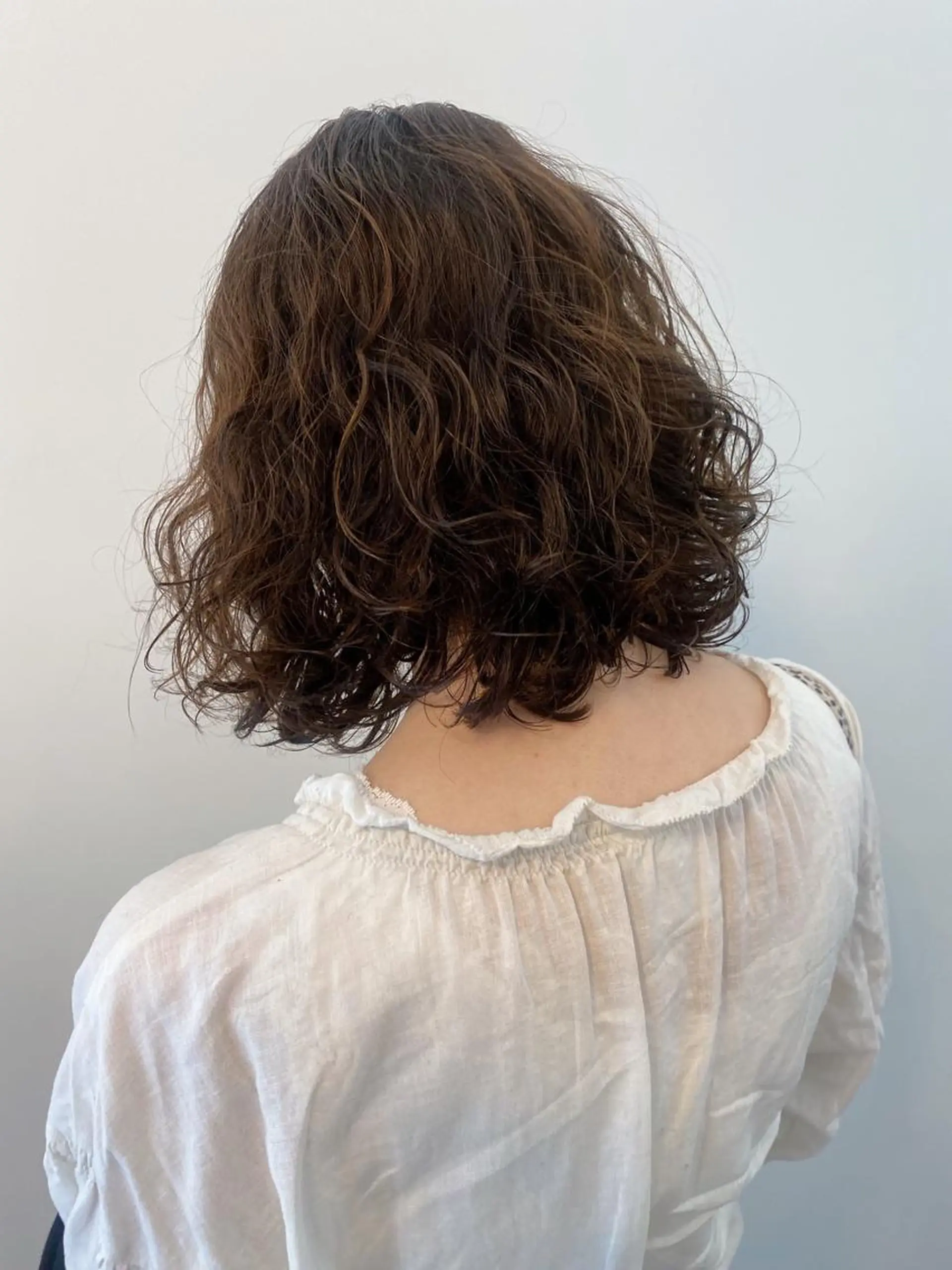 ミディアム カラー パーマ ミディアムパーマ Teal所属・大石 沙季のヘアスタイル