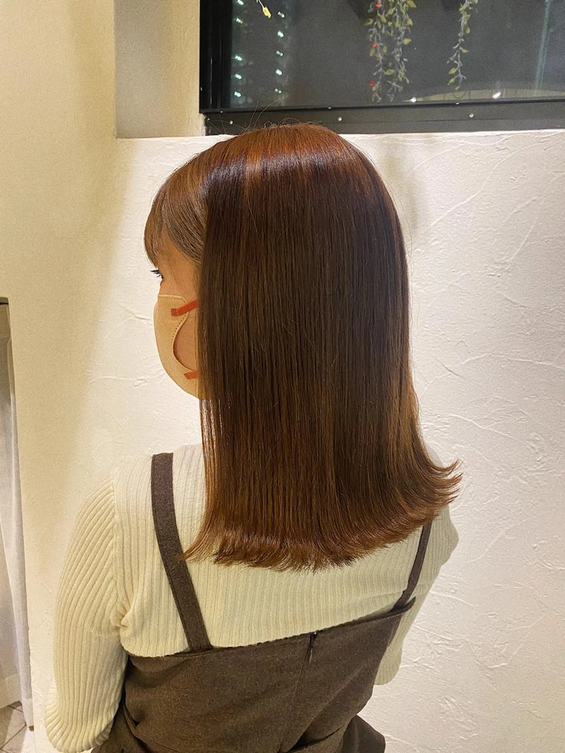 セミロング 艶カラー/ 縮毛矯正 /   タキダのヘアスタイル