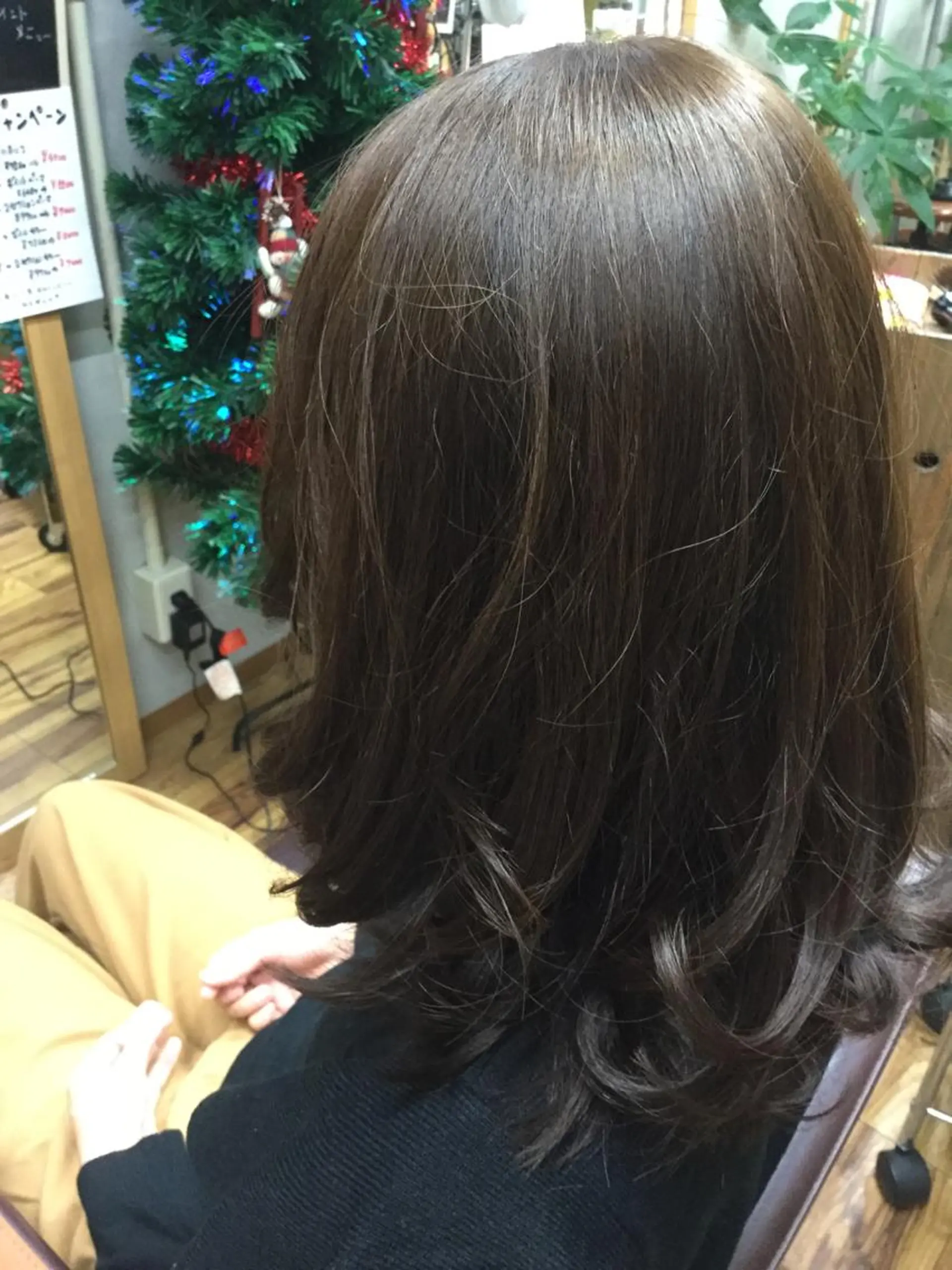 ロング カラー アッシュ 透明感カラー イルミナカラー 後藤 健史のヘアスタイル