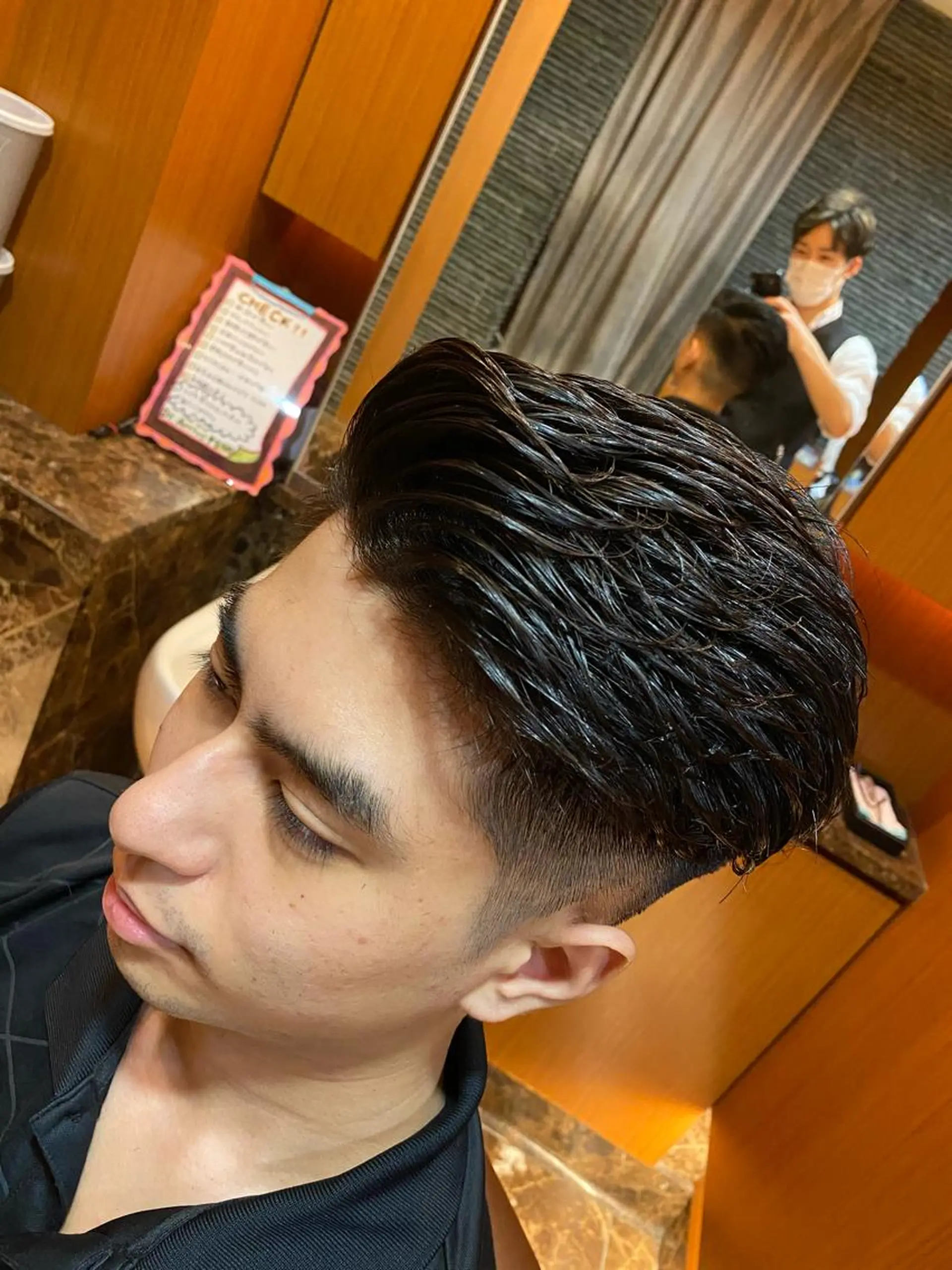 ショート メンズ HAIR MODE KIKUCHI銀座店所属・たけ しまのヘアスタイル