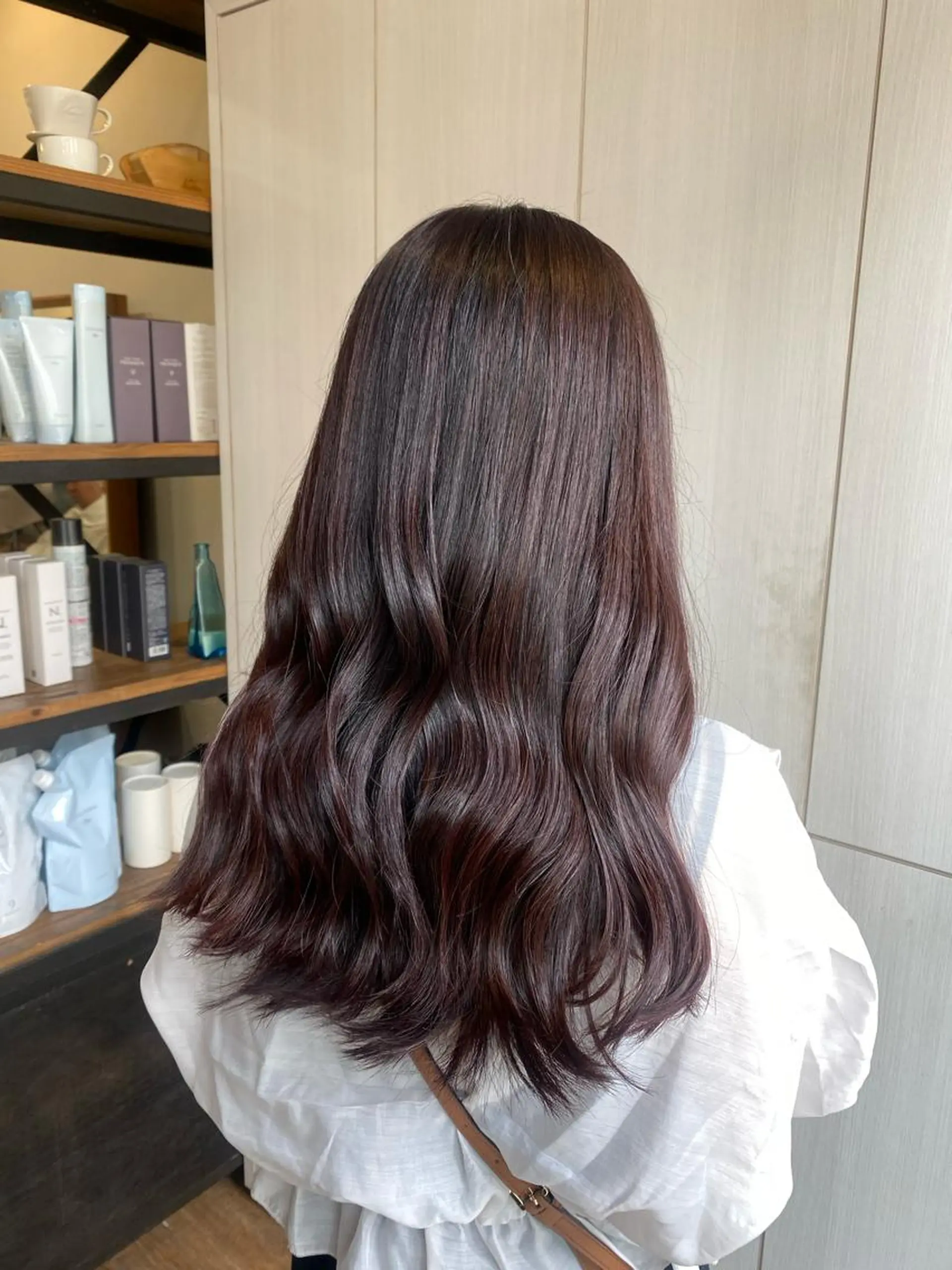 ロング ヘアカラー つじ みさきのヘアスタイル