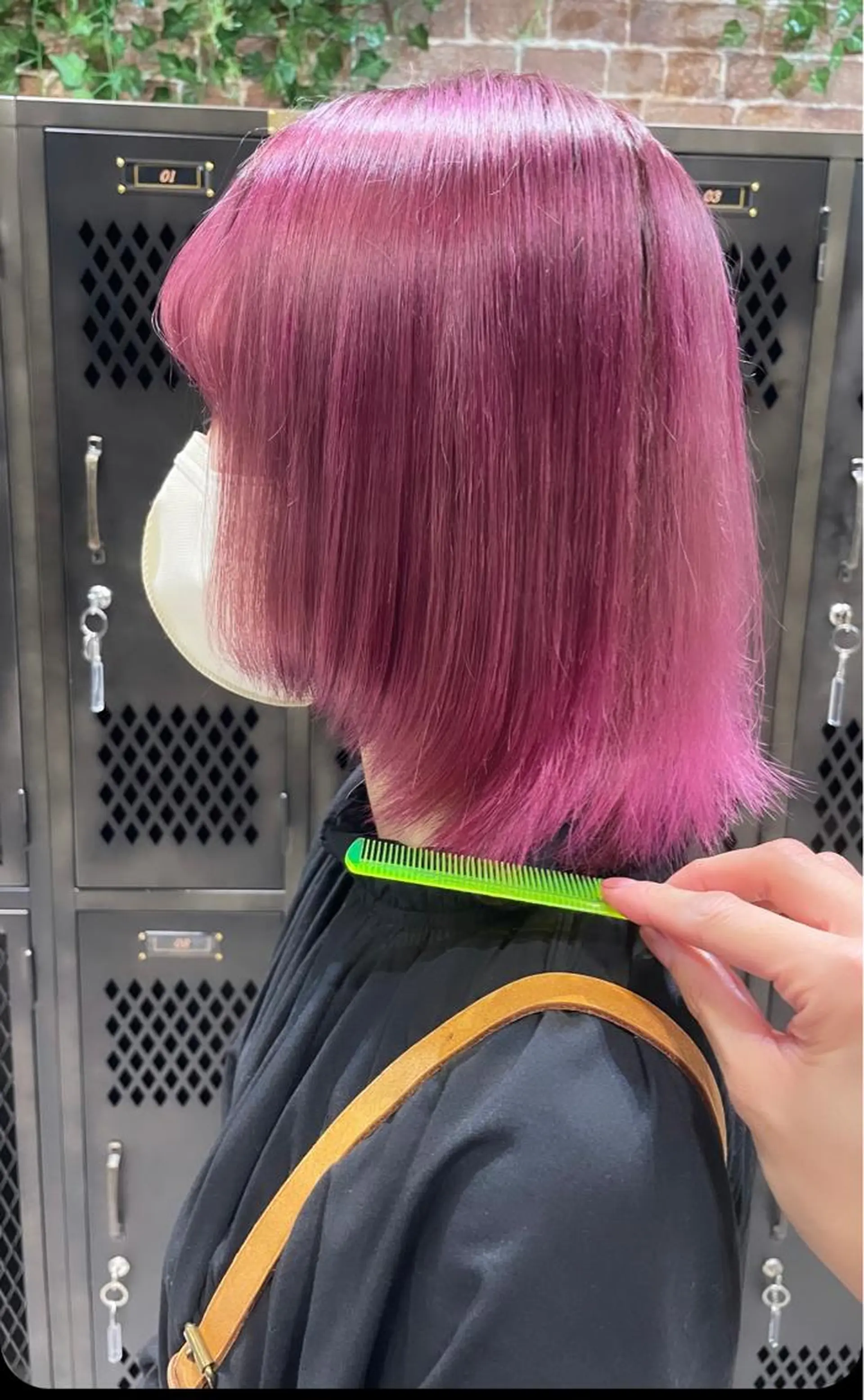 ショート ボブ デート ハイライト 髪質改善 韓国風ヘア ヘアカラー トリートメント 【20代ダメージ毛に 髪質改善】のヘアスタイル