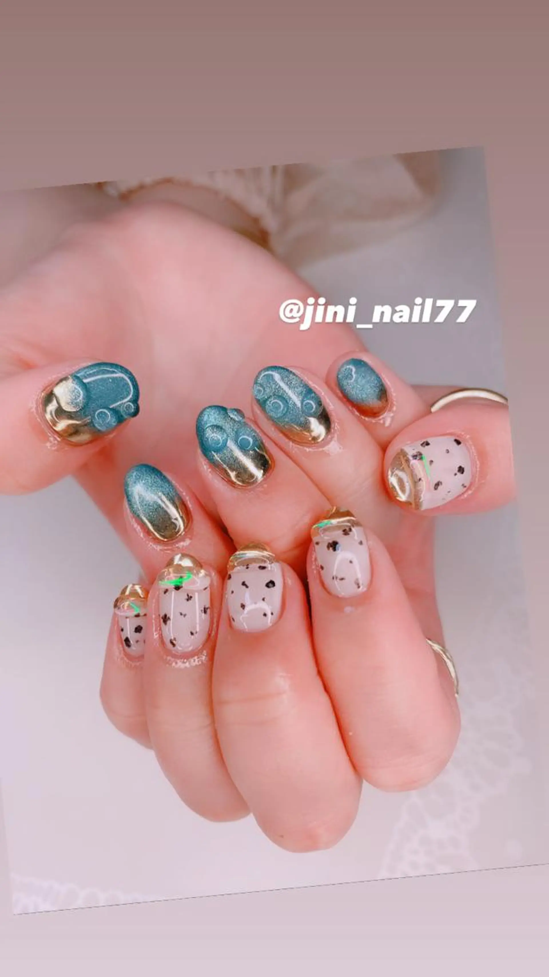ネイル ハンドネイル JINI NAIL所属・ジニ ネイルのネイルデザイン