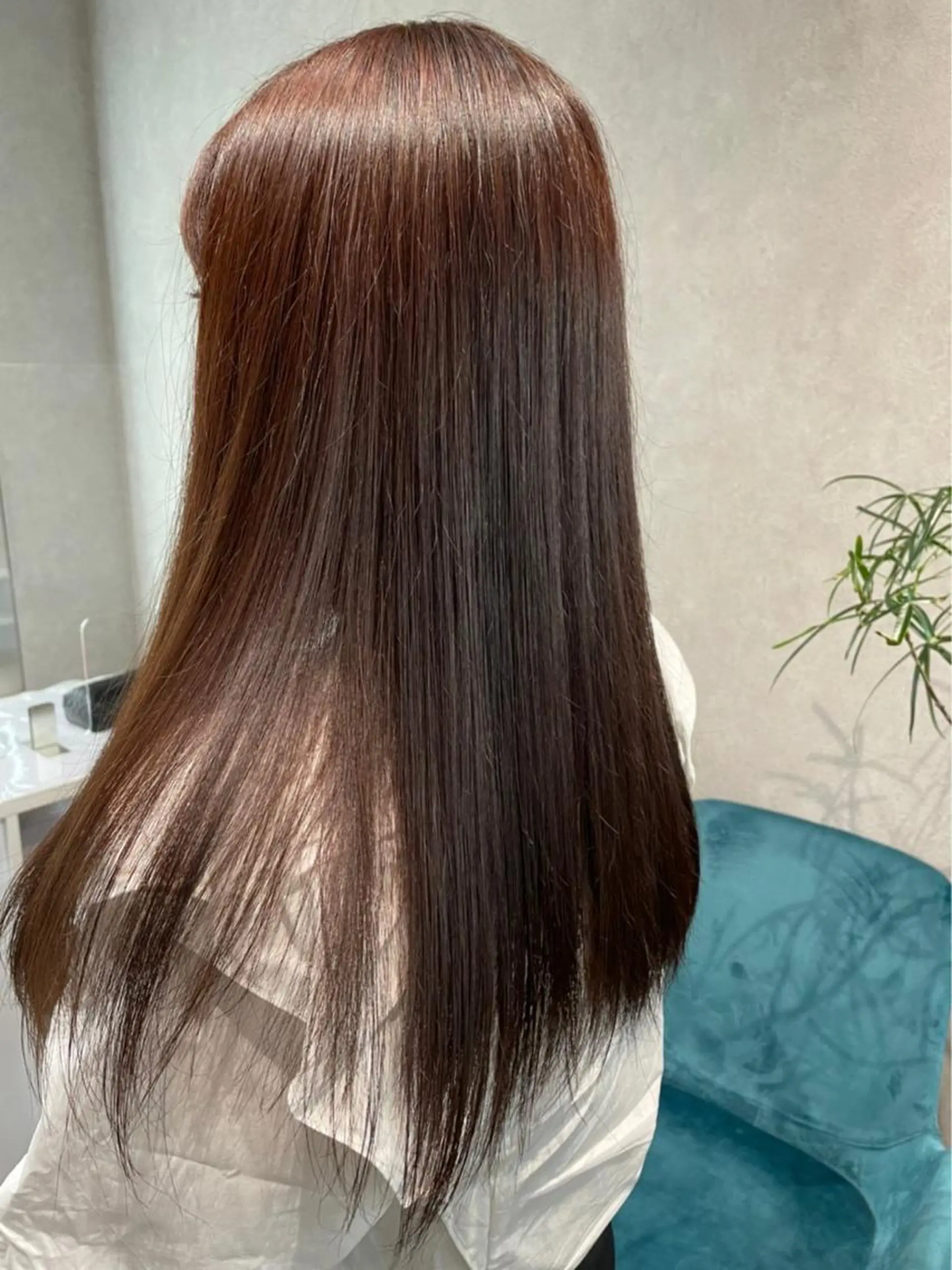 ロング 切りっぱなしボブ ボブ 顔周りカット ハイライト 髪質改善 ヘアカラー トリートメント 髪質改善&艶カラー/ ほんだあみ (♡)のヘアスタイル