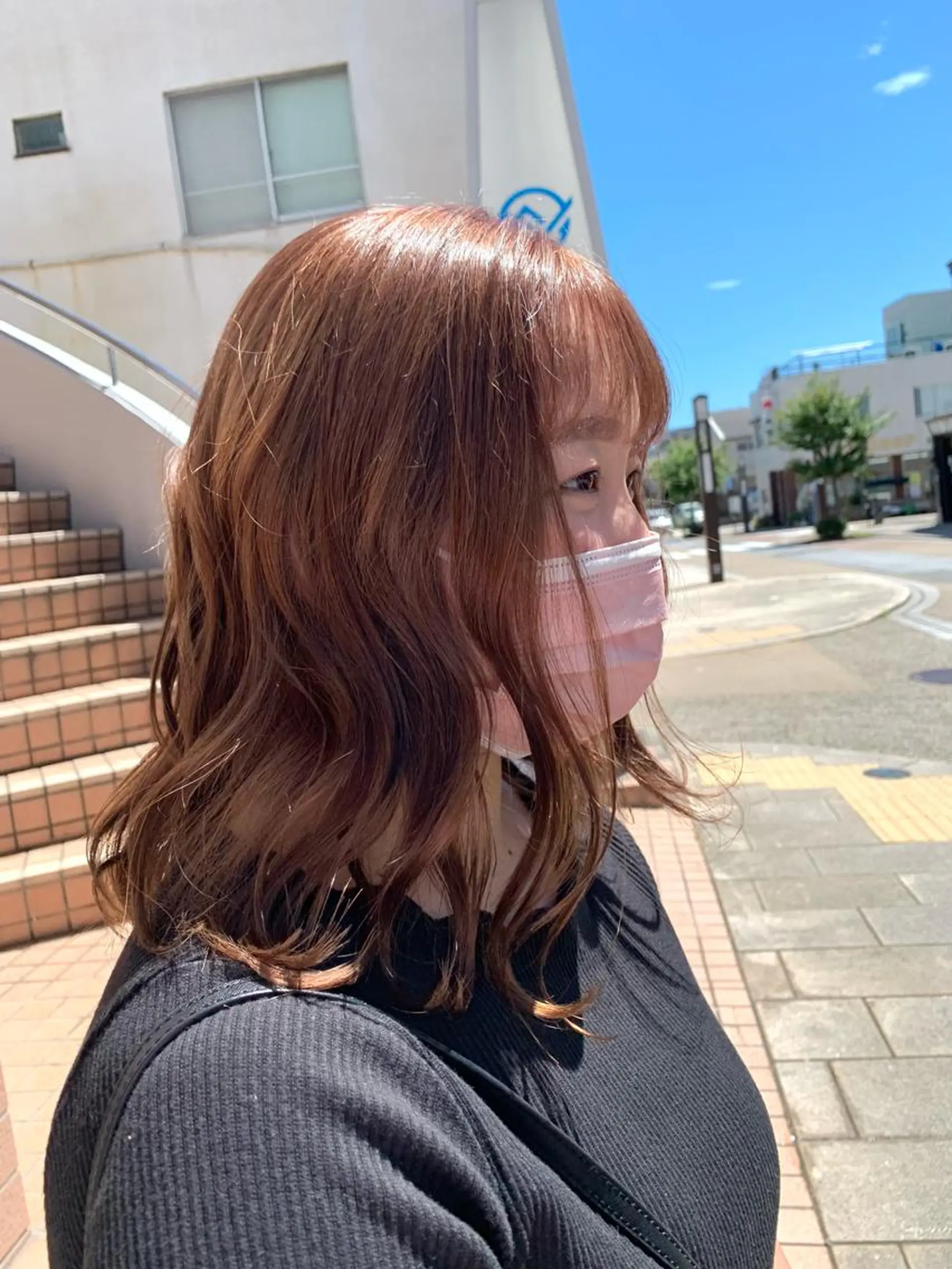 セミロング カラー Lunapiena所属・Lunapiena 🫧ナナのヘアスタイル