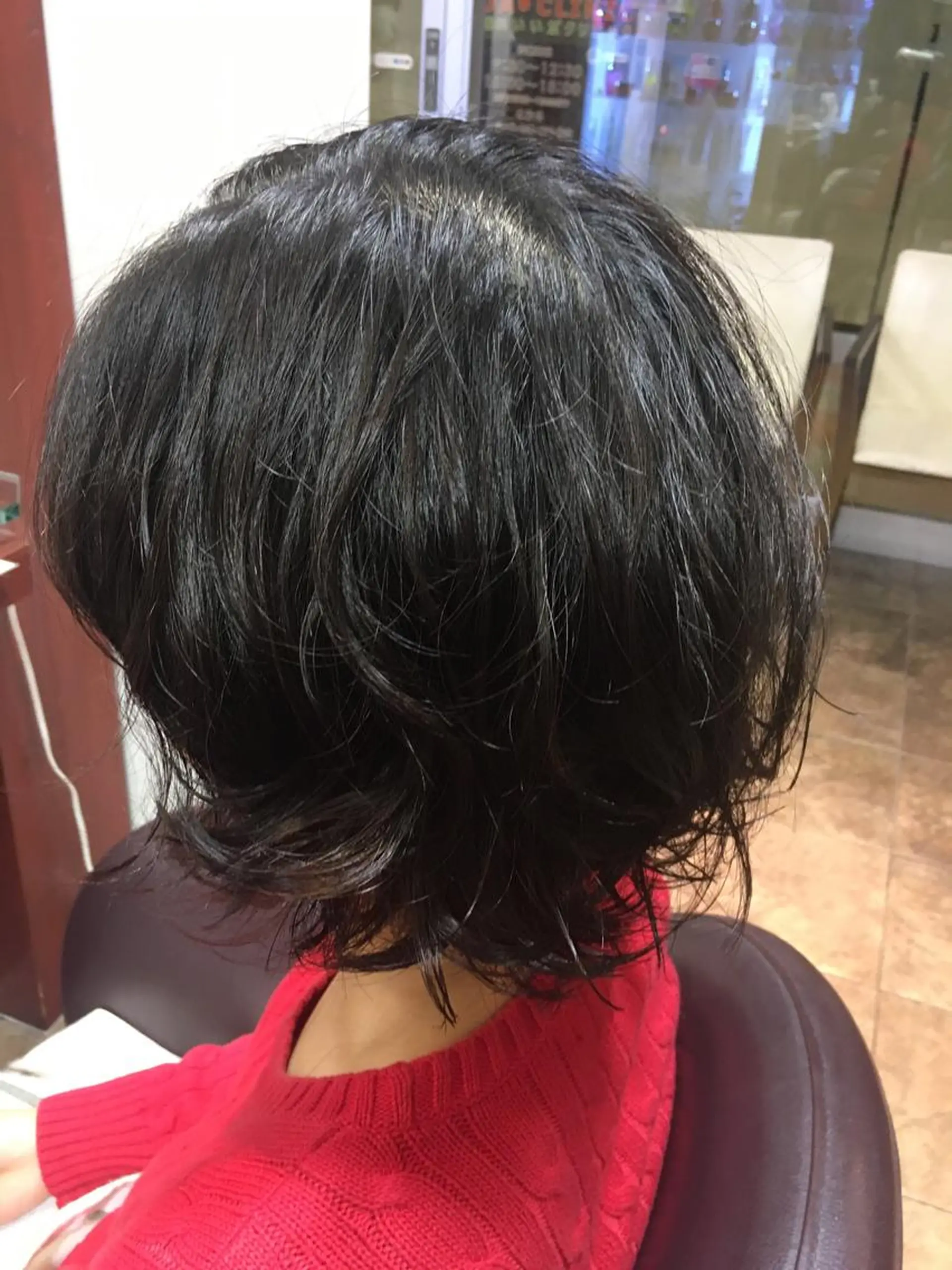 ミディアム パーマ ミディアムパーマ 星 沙織のヘアスタイル