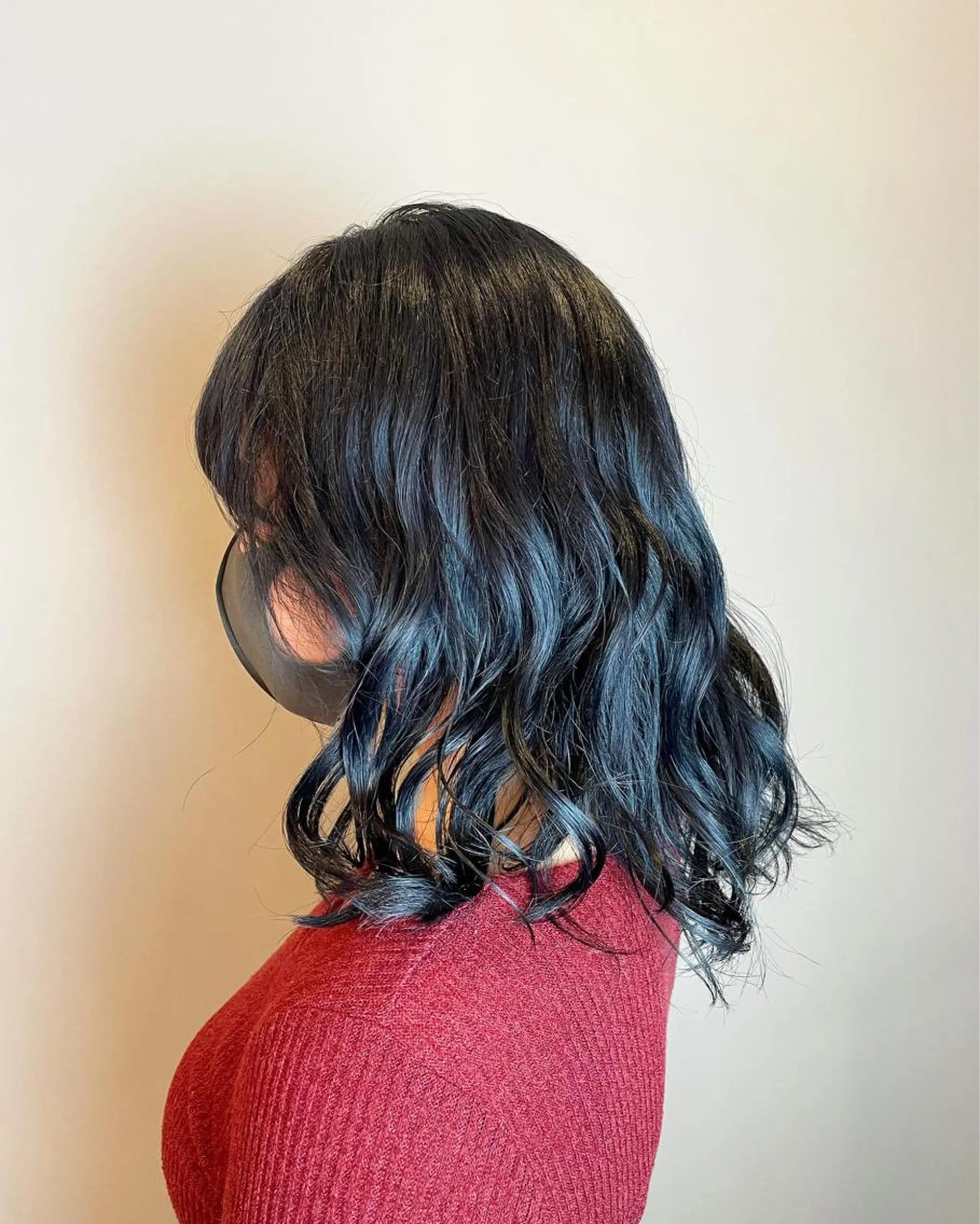 ミディアム カラー メンズパーマモデル 募集　サトチハルのヘアスタイル