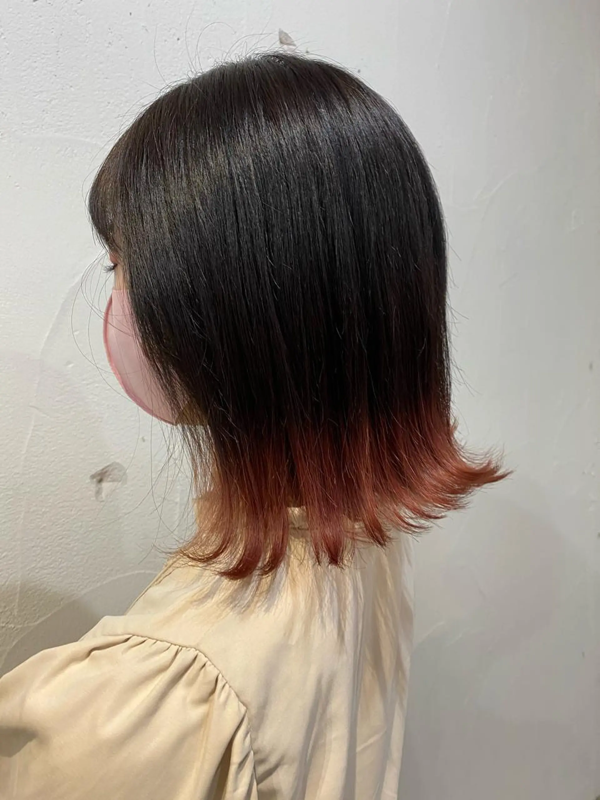 ミディアム カラー ブリーチ ピンクカラー ピンクパープル パープルカラー ヘアカラー ALLY（アリー）所属・ミニモお気に入り数 No.1宍戸雄弥のヘアスタイル