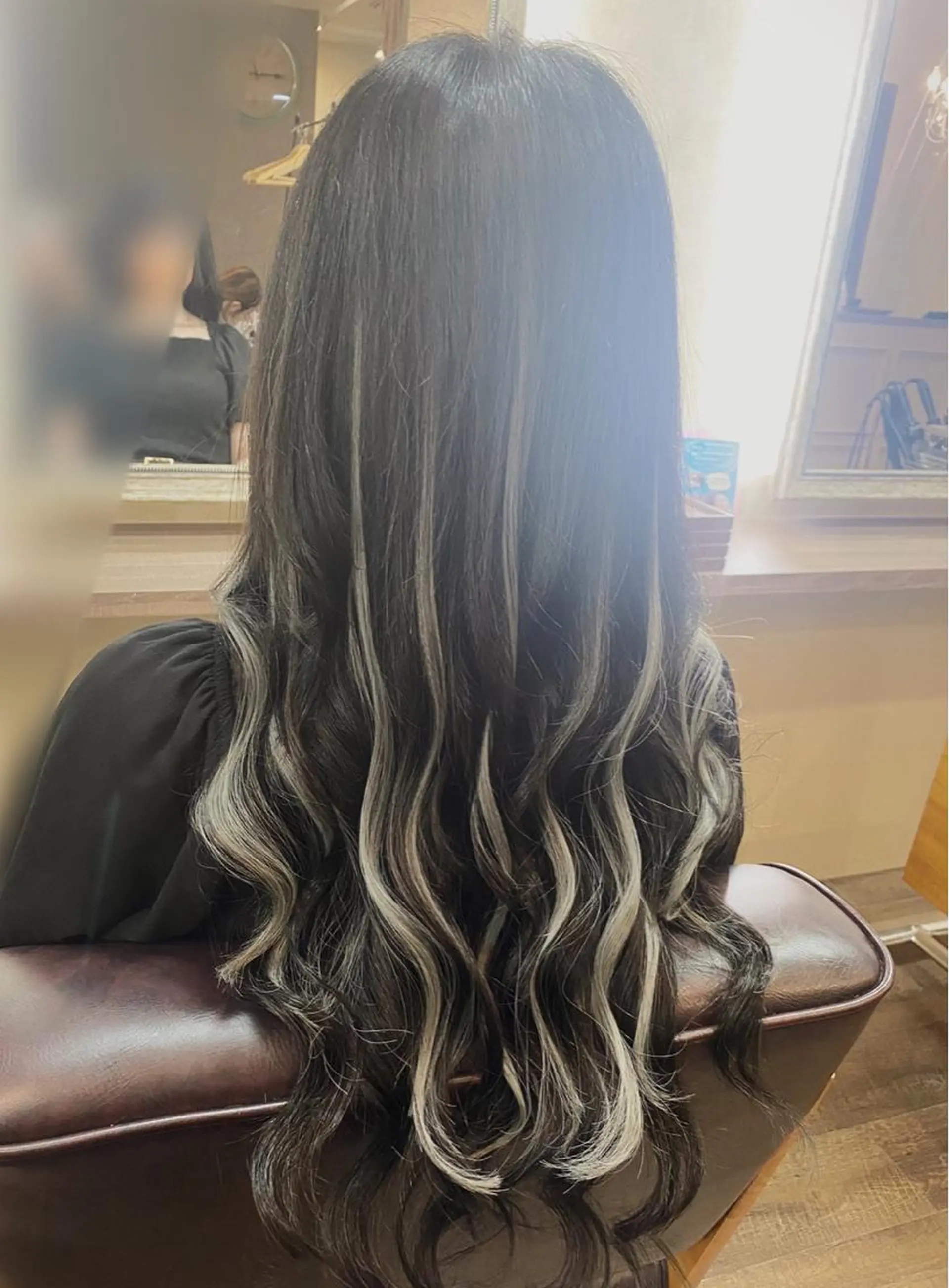 ロング ヘアアレンジ シールエクステ エクステ ハイライト ロング エクステ MagicMush ✴︎シールエクステのヘアスタイル