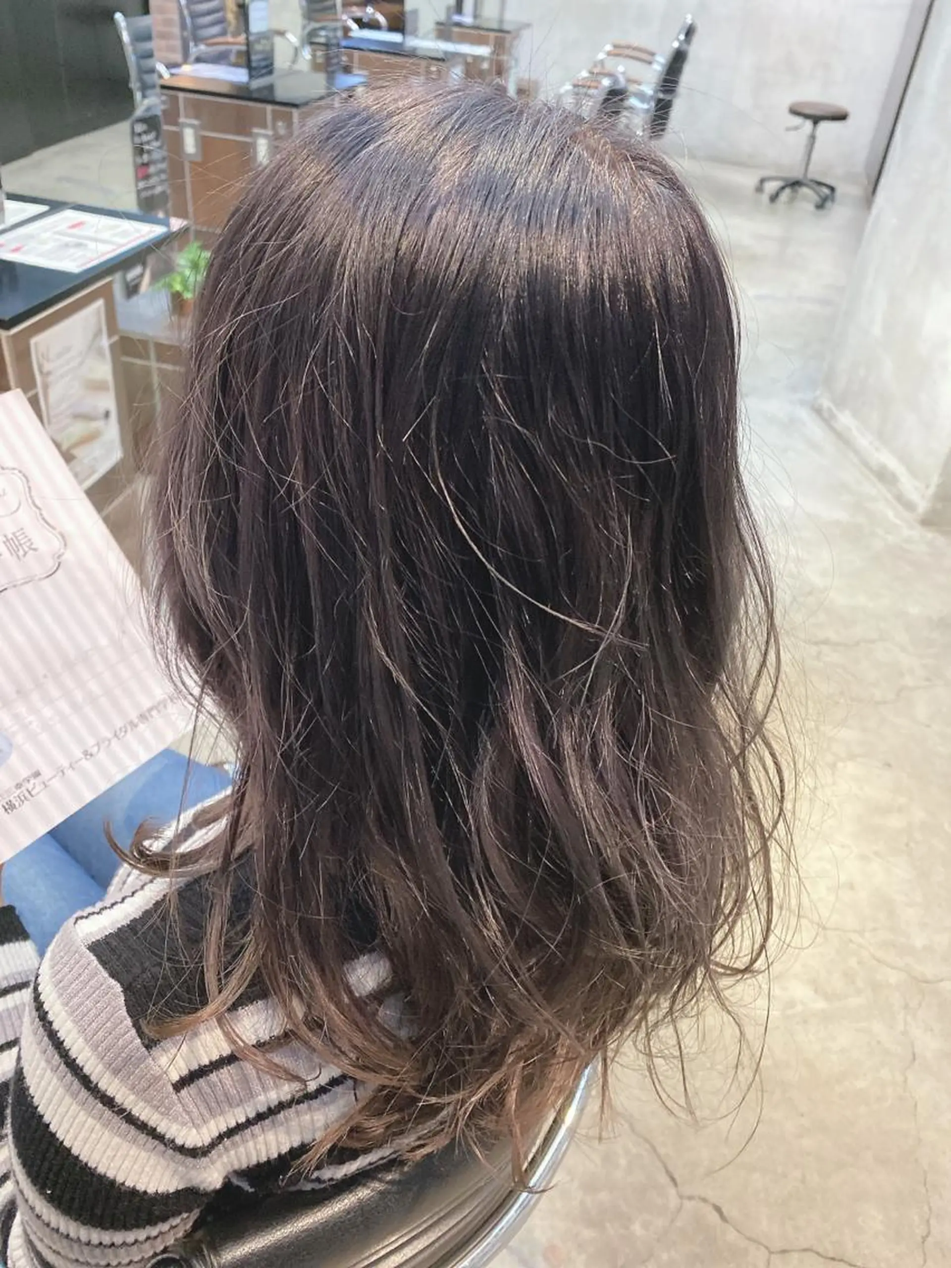 ロング カラー ヘアアレンジ フォーリア(Foglia)所属・foglia 坪来　祥汰のヘアスタイル