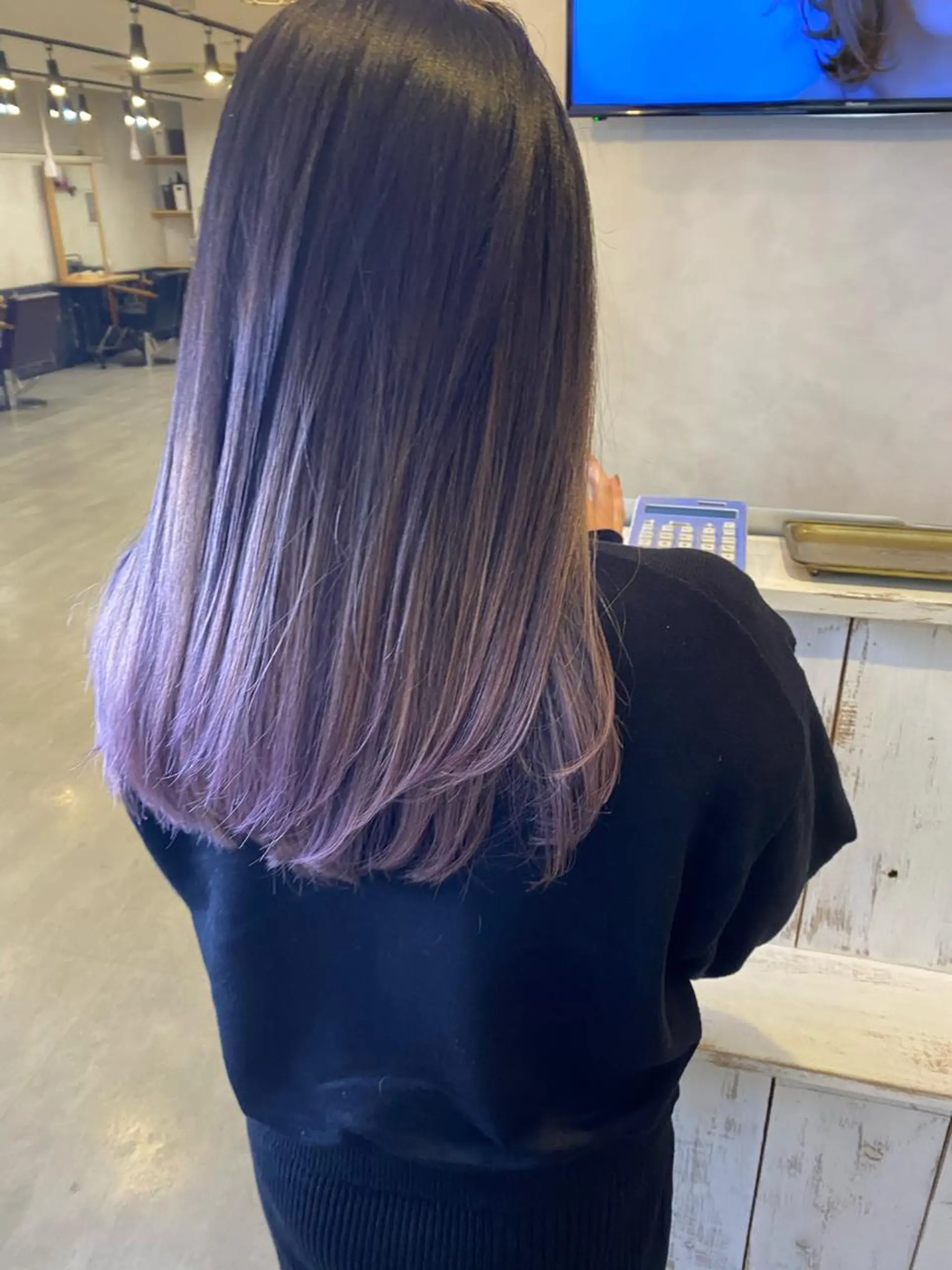 ロング カット ヘアカラー トリートメント AUBE HAIRazul吉祥寺所属・髪質改善✨幹細胞✨ ウルツヤ🌈清水　祥のヘアスタイル