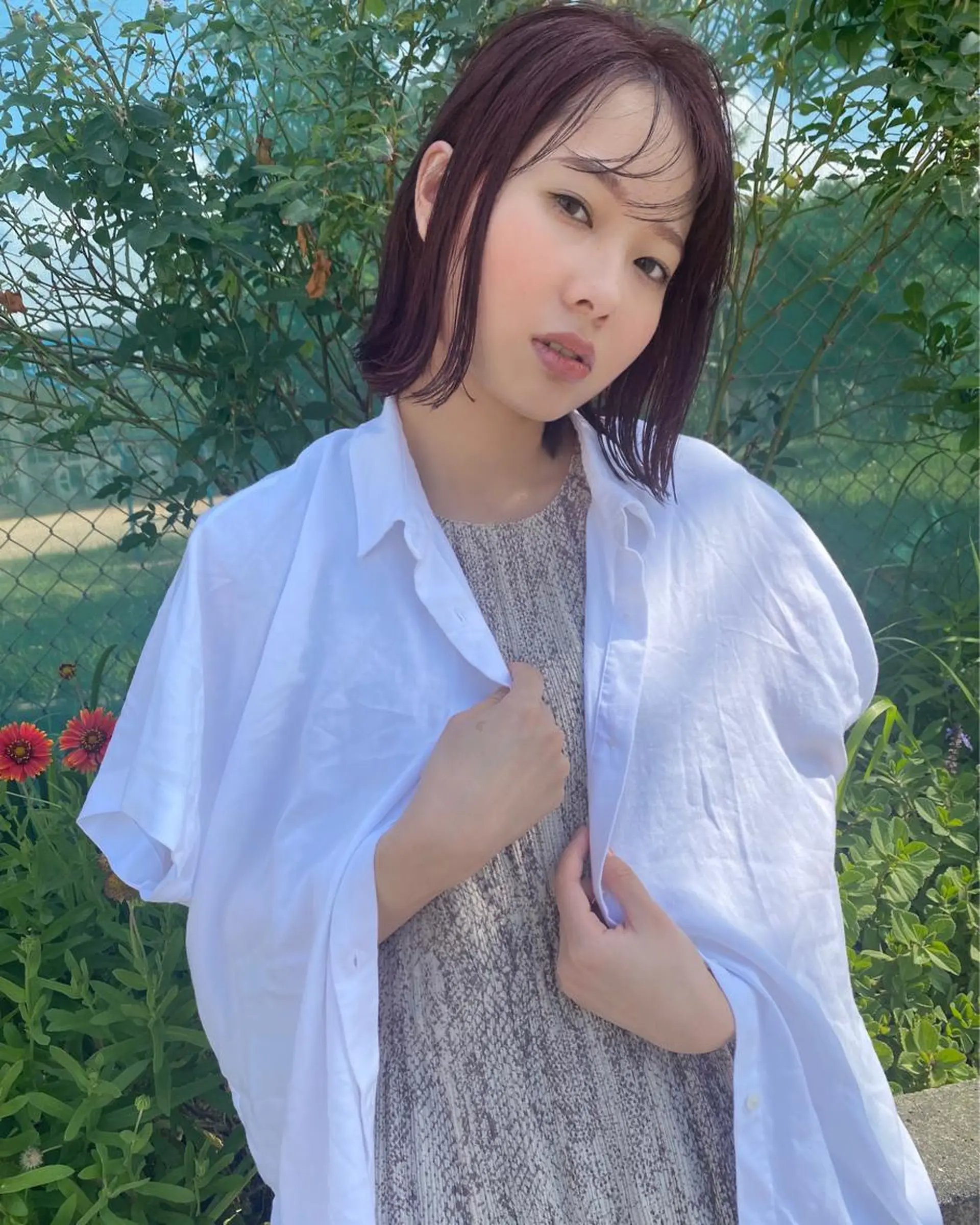 ミディアム カラー イルミナカラー カット ヘアカラー grand juteのヘアスタイル