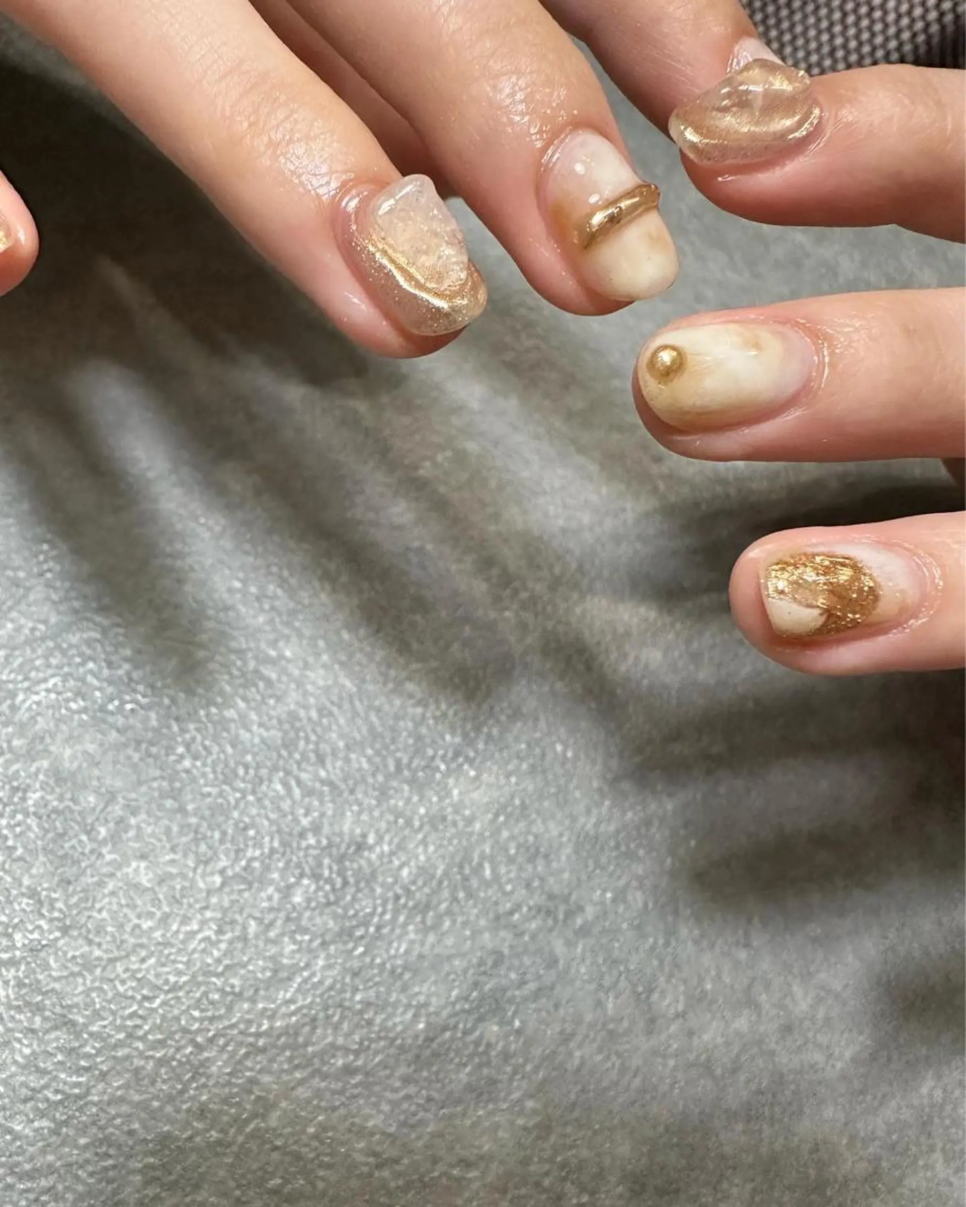 ネイル ハンドネイル フットネイル kiii.__ ✴︎*のネイルデザイン