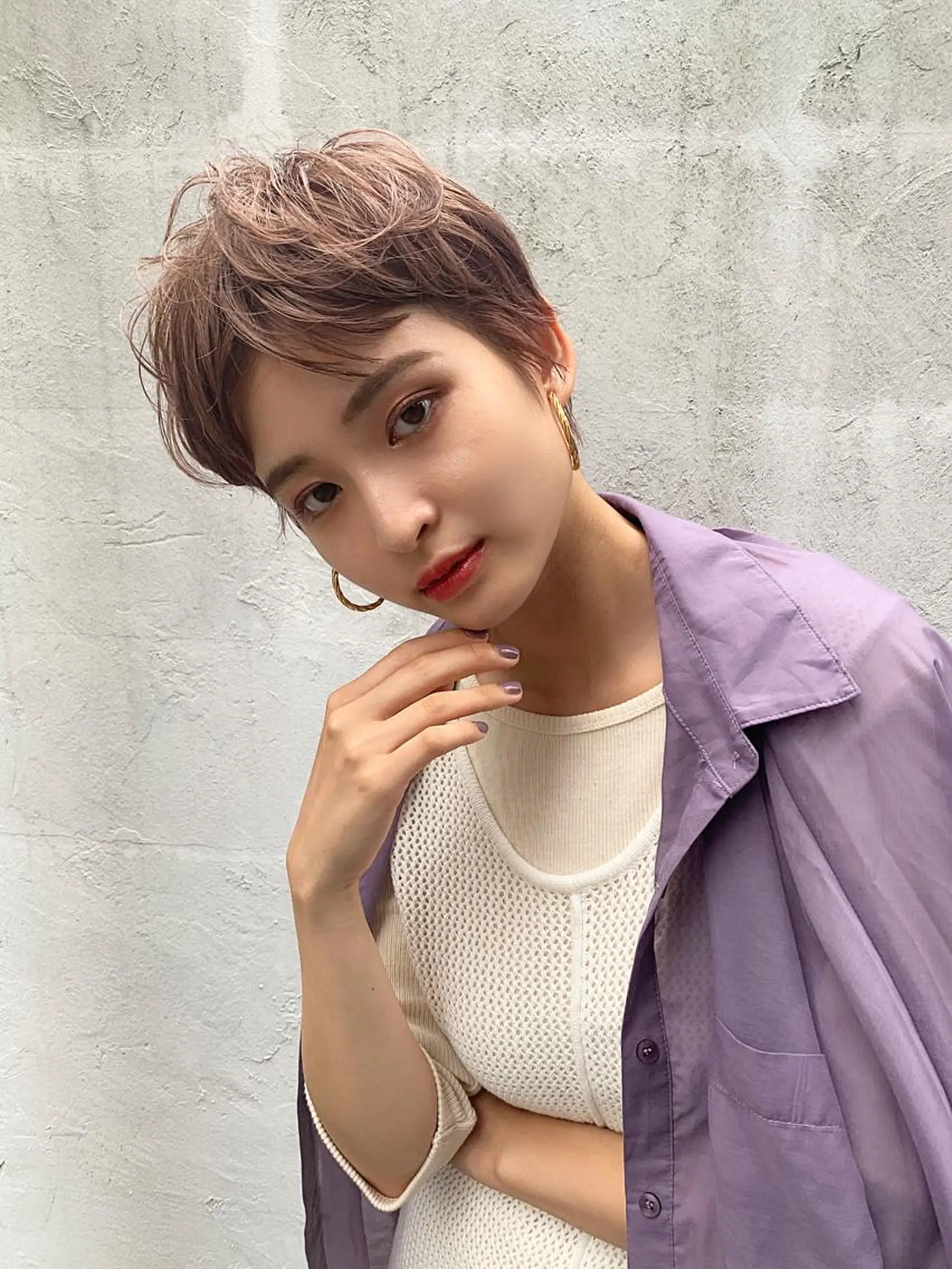 ショート カット ヘアカラー トリートメント 髪質改善🌈 tomomiのヘアスタイル